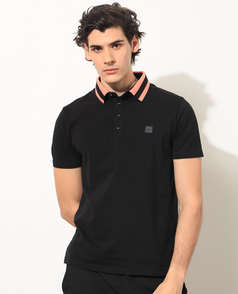 CLASSIC CONTRAST COLLAR KNIT POLO