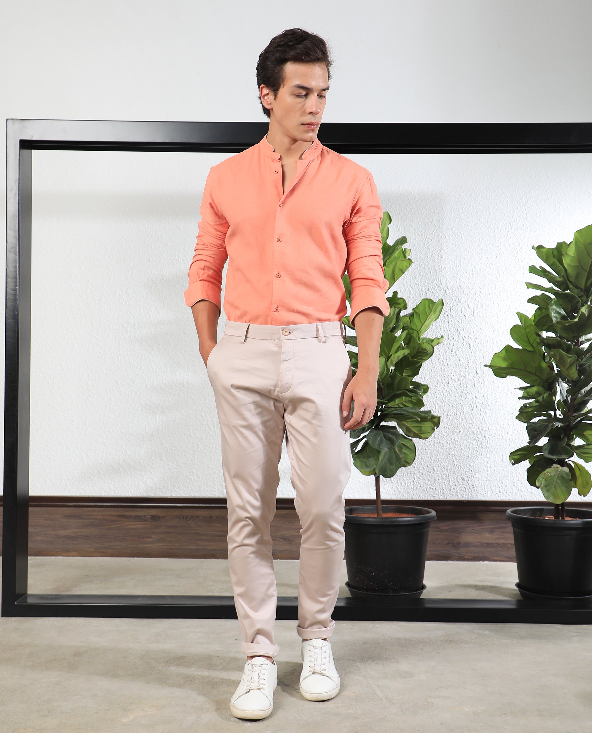 Pink Formal trousers for Men | Lyst Australia
