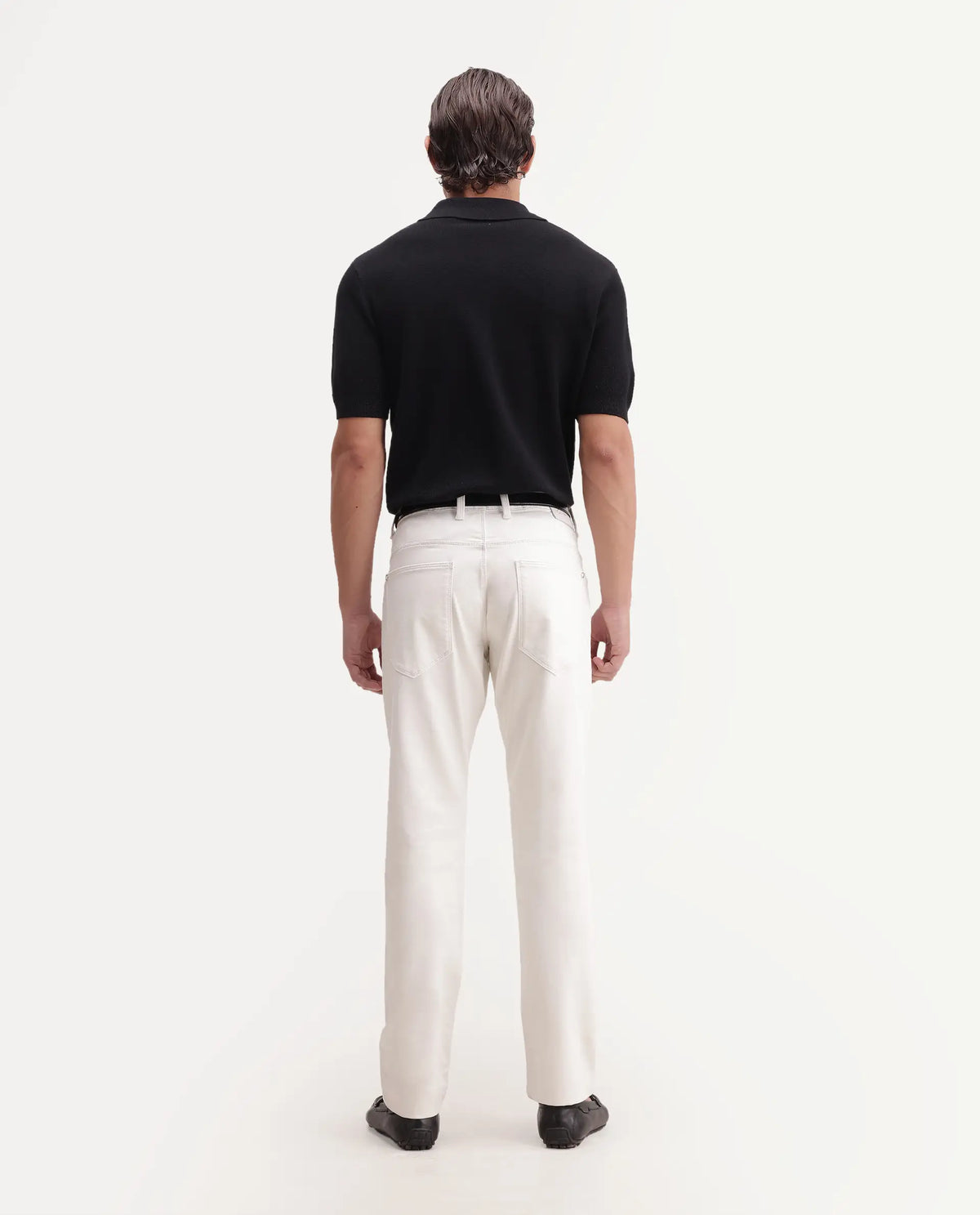 Rare Rabbit Men's Kor W White Cotton Blend Hawk Slim Plain Jeans