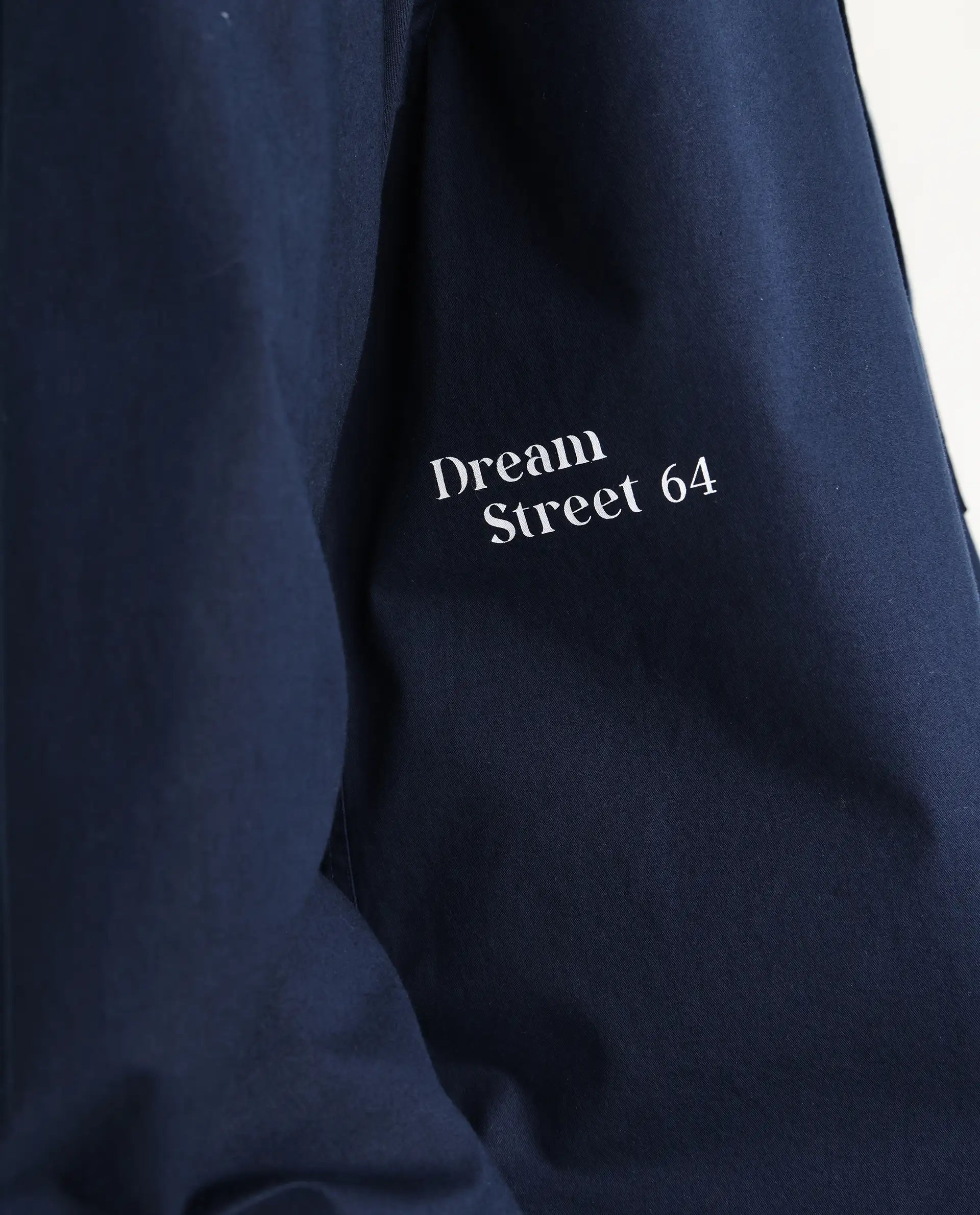 Rare Rabbit Men's Leif Navy Cotton Label Print Regular Fit Full Sleeve Collared Shirt