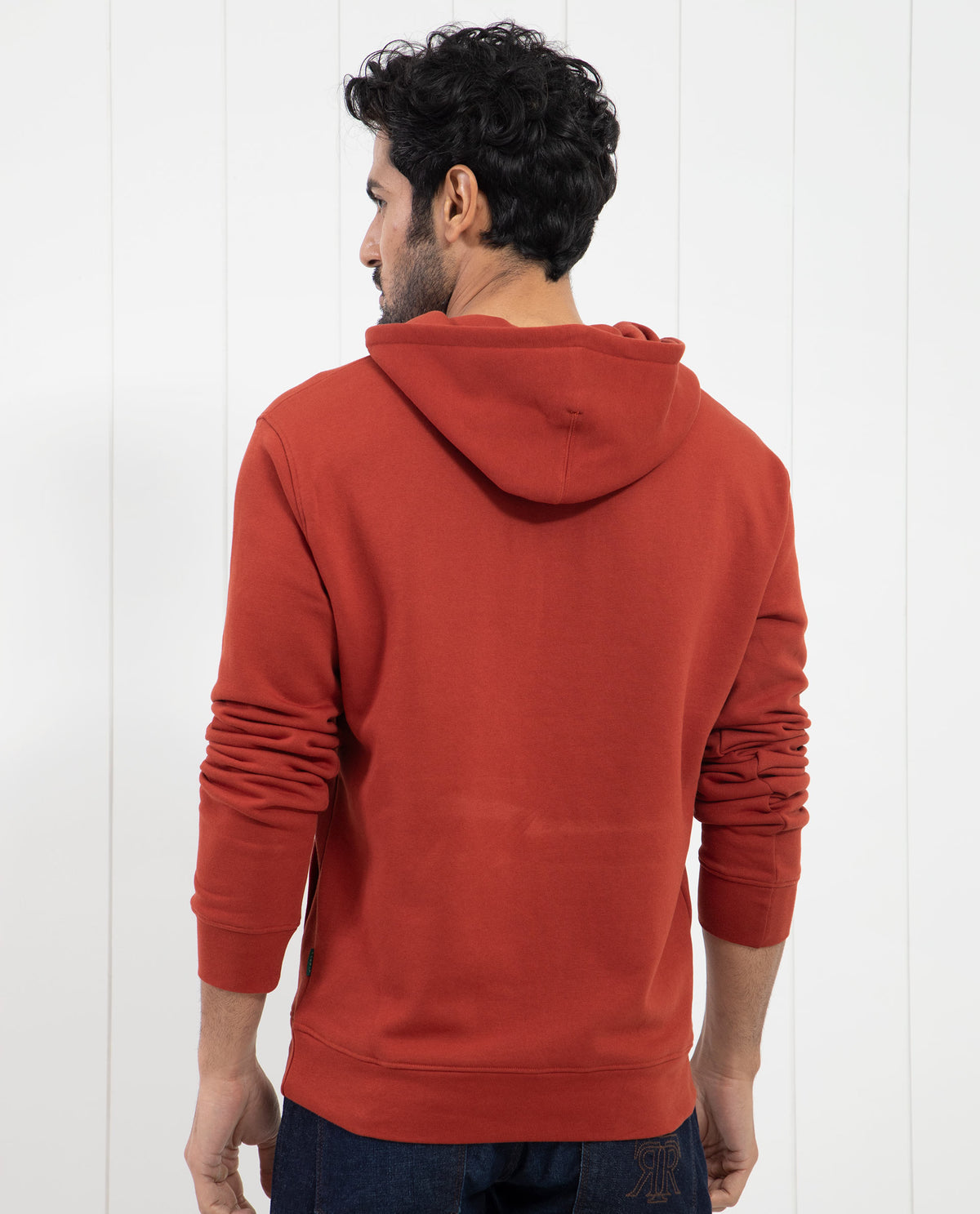 Rare Rabbit Men'S Lorall Brown Sweatshirt Full Sleeves Solid
