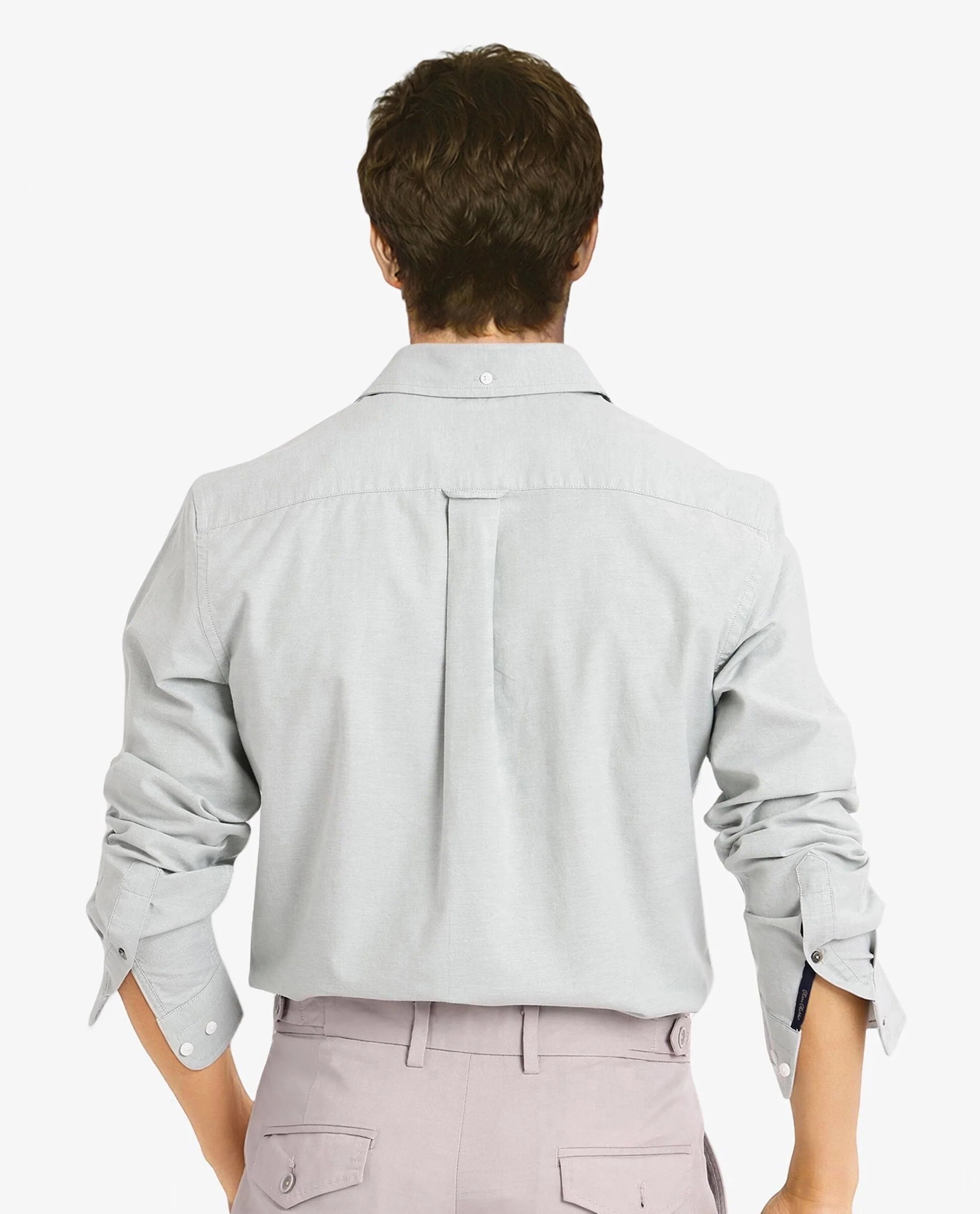 Rare Rabbit Men Oxo Dusky Green Full Sleeve Collared Neck Button Closure Regular Fit Plain Shirt