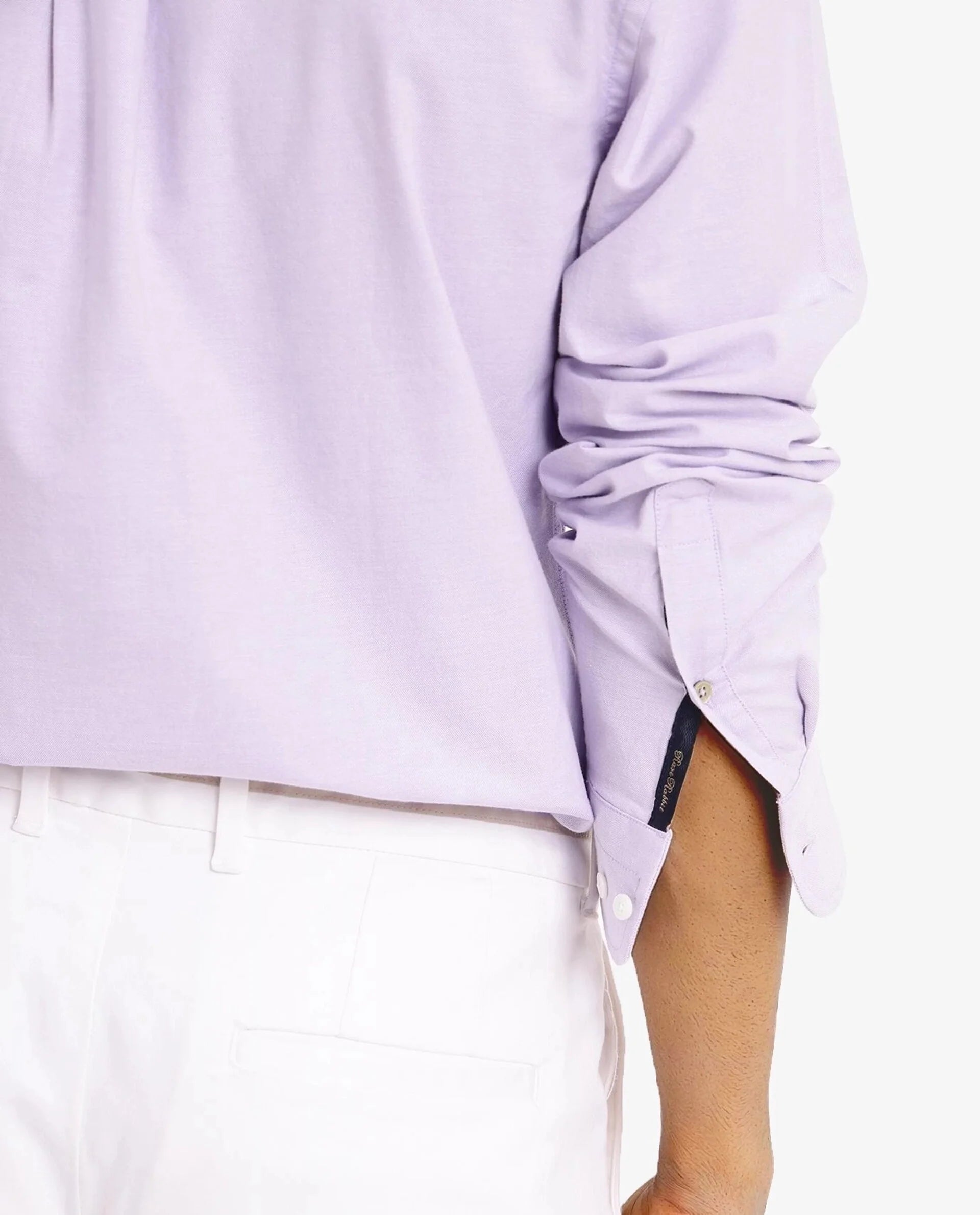 Rare Rabbit Men Oxo Light Purple Full Sleeve Collared Neck Button Closure Regular Fit Plain Shirt