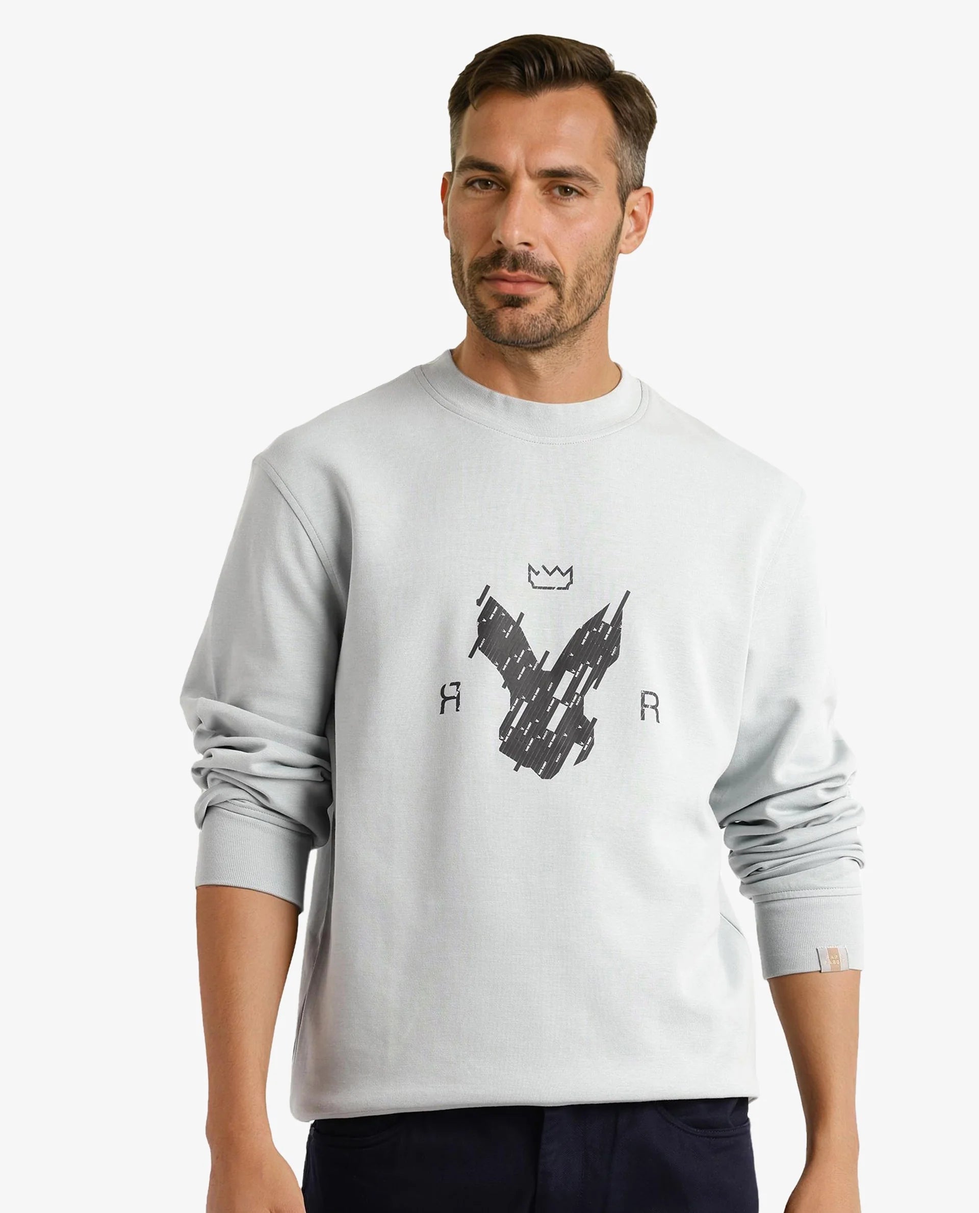 Mens light grey sweatshirt on sale