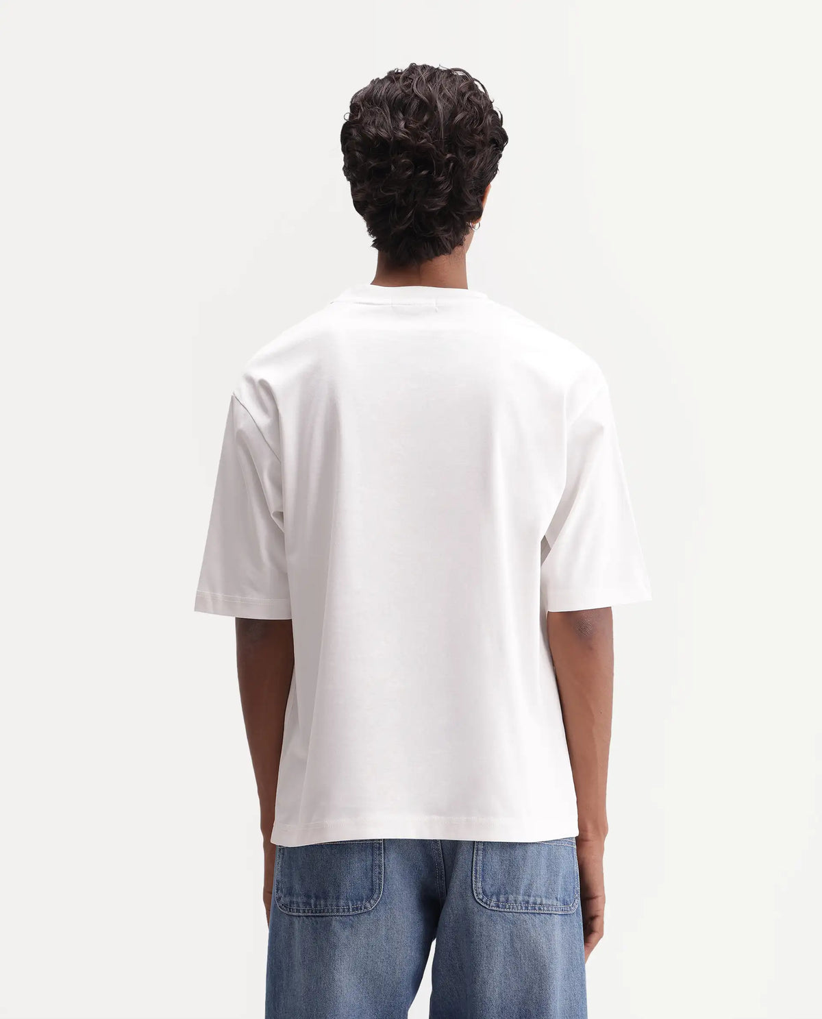 Rare Rabbit Men's Argos Off White Cotton Crew Neck Regular Graphic Print T-Shirt