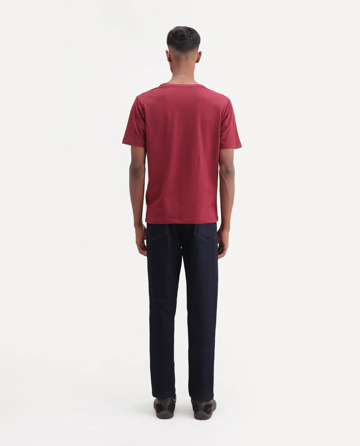 Rare Rabbit Men's Gian Dark Navy Cotton Blend Kurt Carrot Plain Jeans