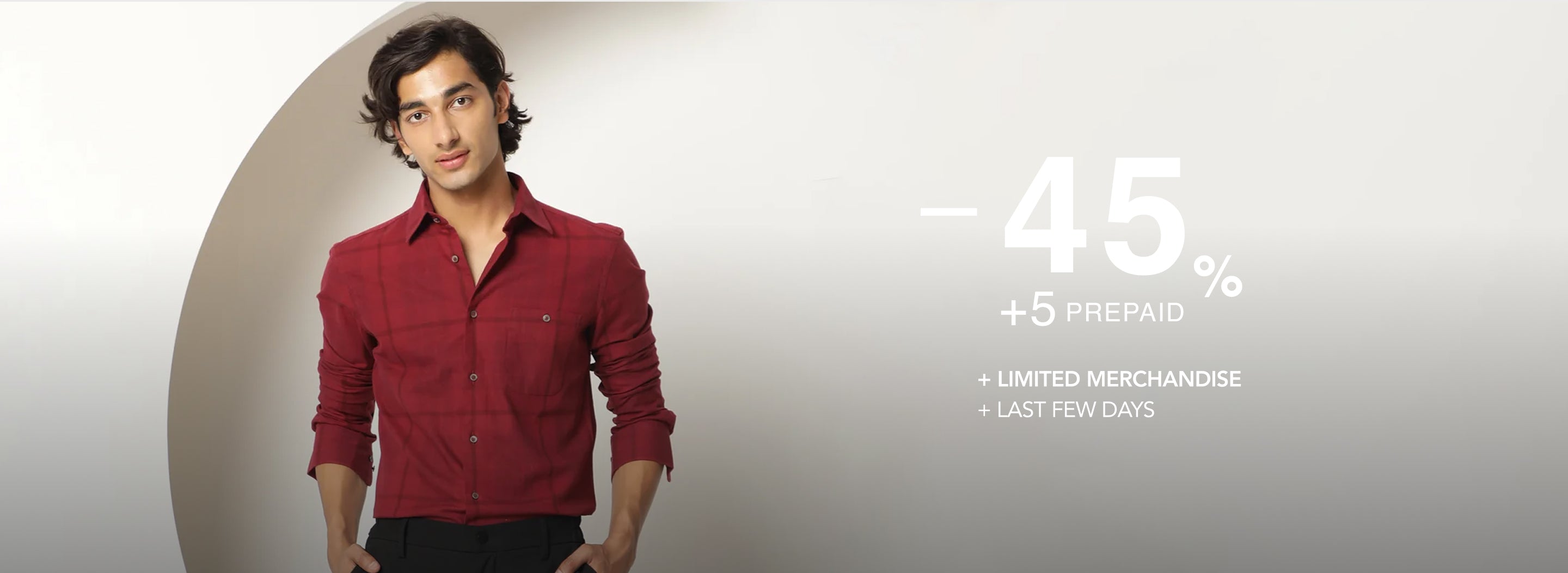 Men Clothing Sale  Upto 50% off on Shirt, Jeans, Trousers & T-Shirts