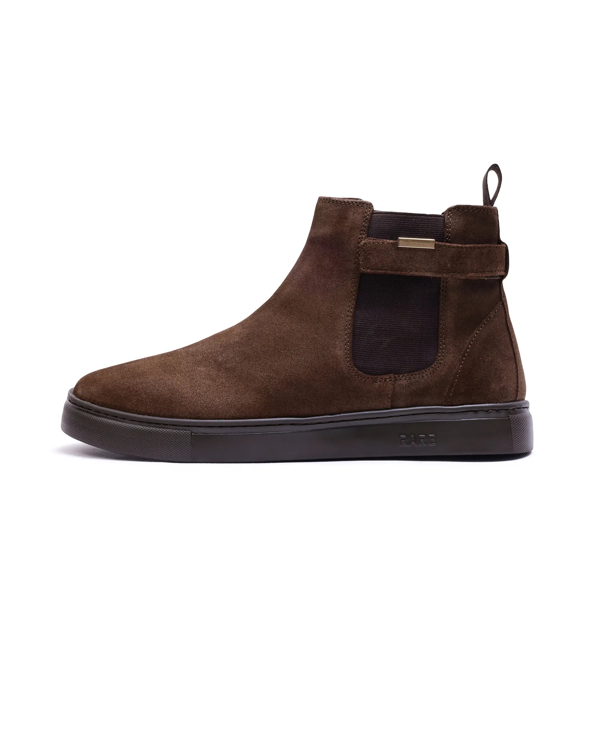 Rare Rabbit Men Berus Dark Brown Suede Lace-Up Closure Shoes