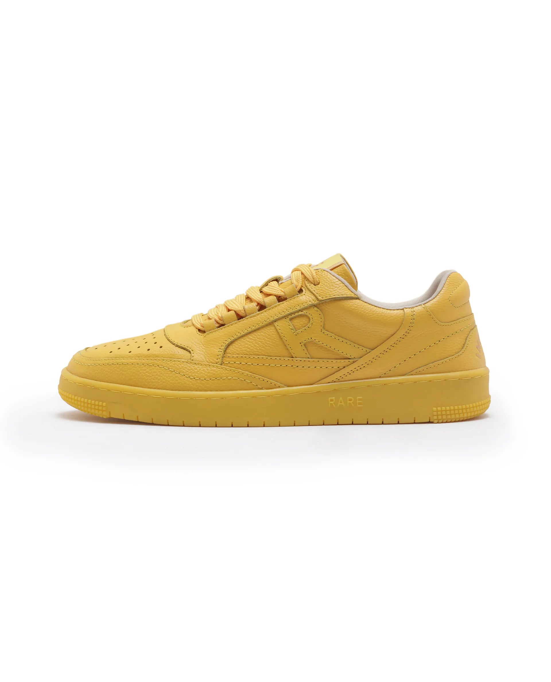 Rare Rabbit Men's Inferno Lite Yellow Lace-Up Closure Sneaker