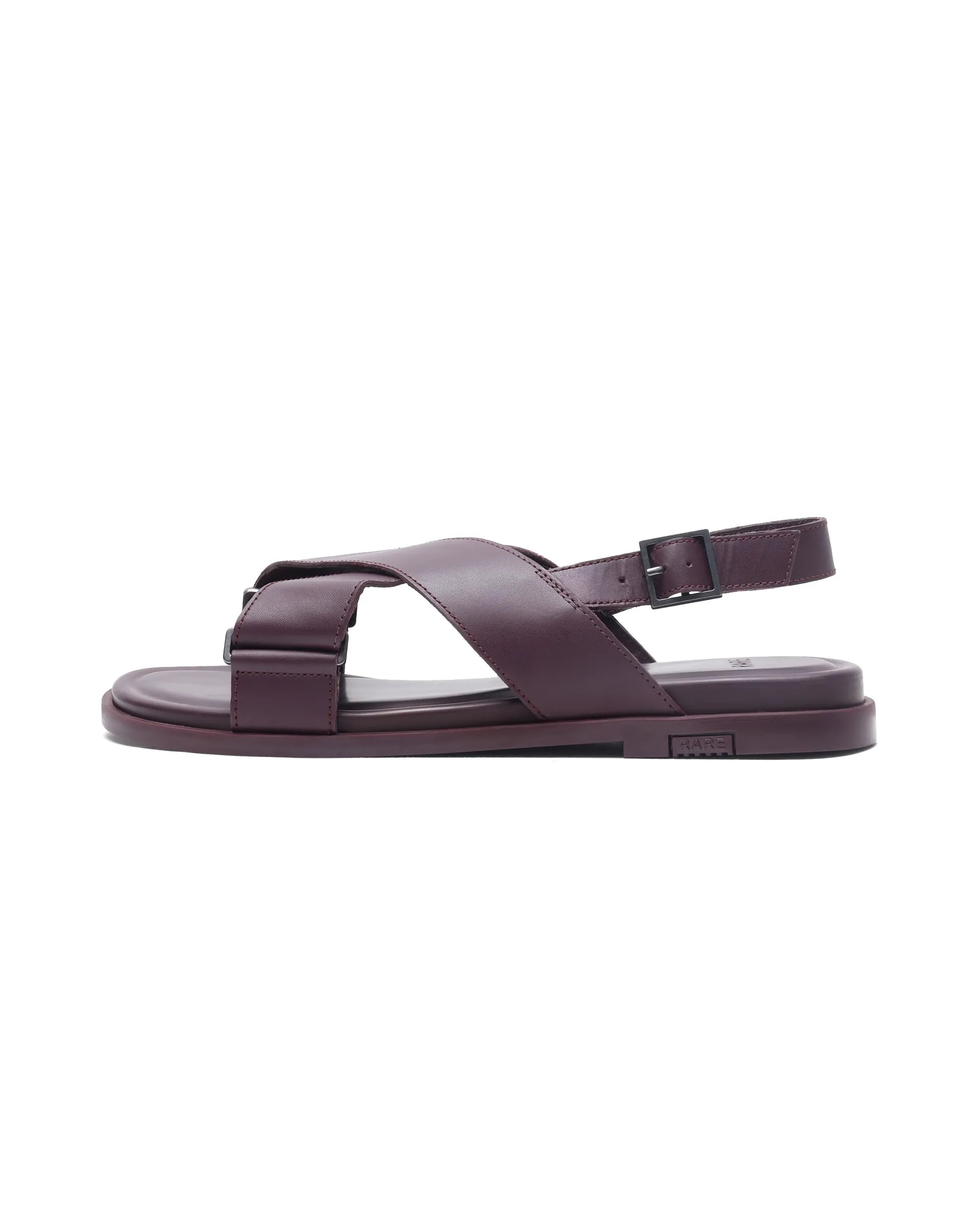 Rare Rabbit Men Monz Bordo Slip-On Closure Sandal