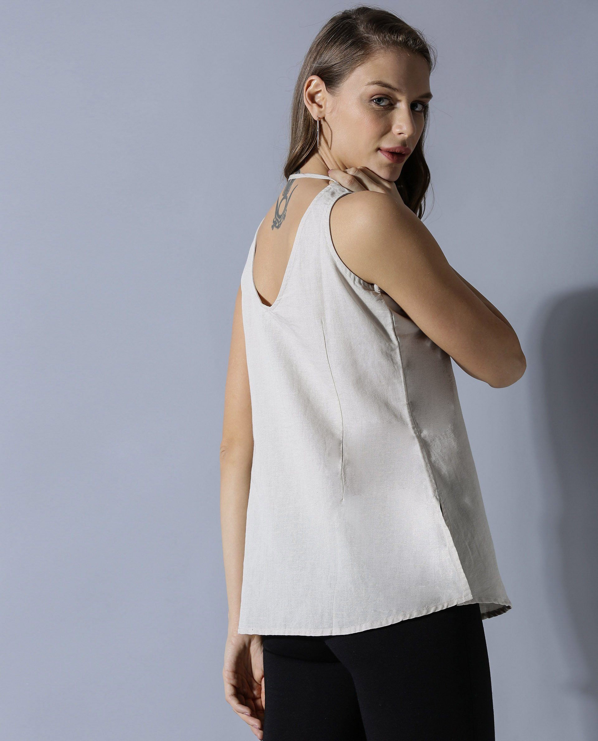 Rareism Women Unite - L Grey Top