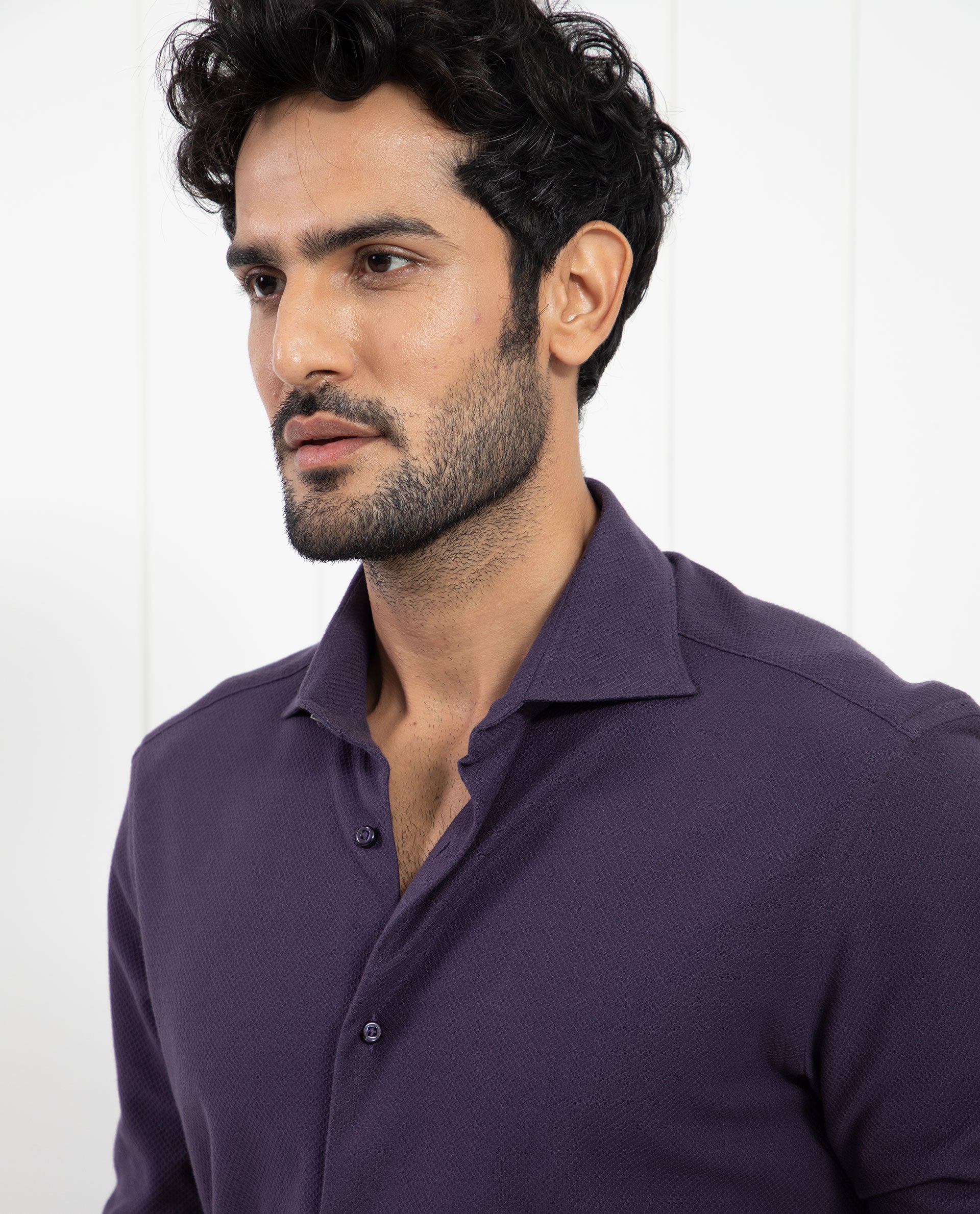 Raymond Men Self Design Formal Purple Shirt - Buy Raymond Men Self Design  Formal Purple Shirt Online at Best Prices in India | Flipkart.com
