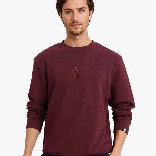 FHITWEAL BRAND reddish brown ヘンリー　カットソー FHITWEAL BRAND reddish brown ヘンリー カットソー FHITWEAL