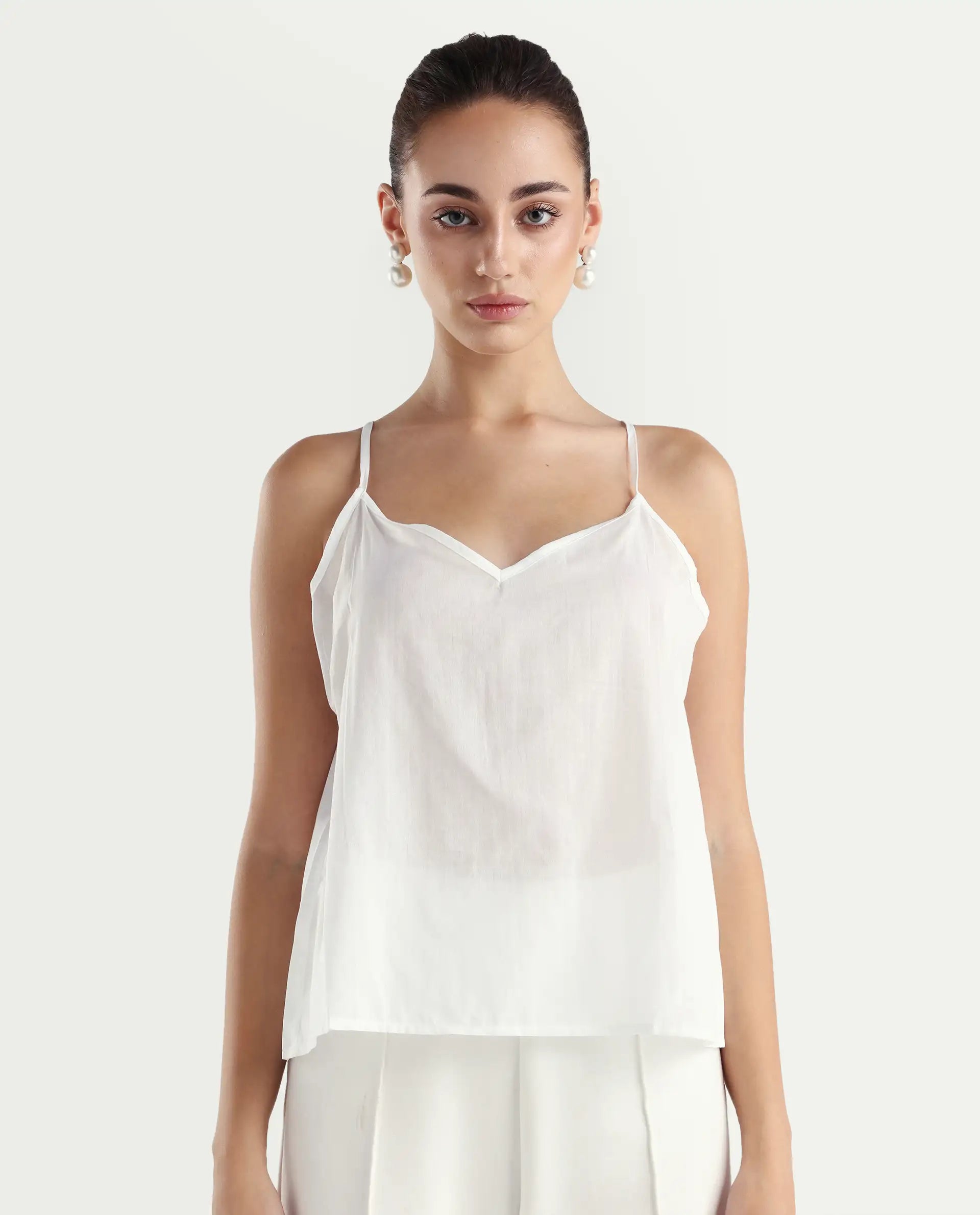 Rareism Women's Willow Green Polyester Tie-Up Neck Tropical Print Ruffled Sleeve Regular Fit Top