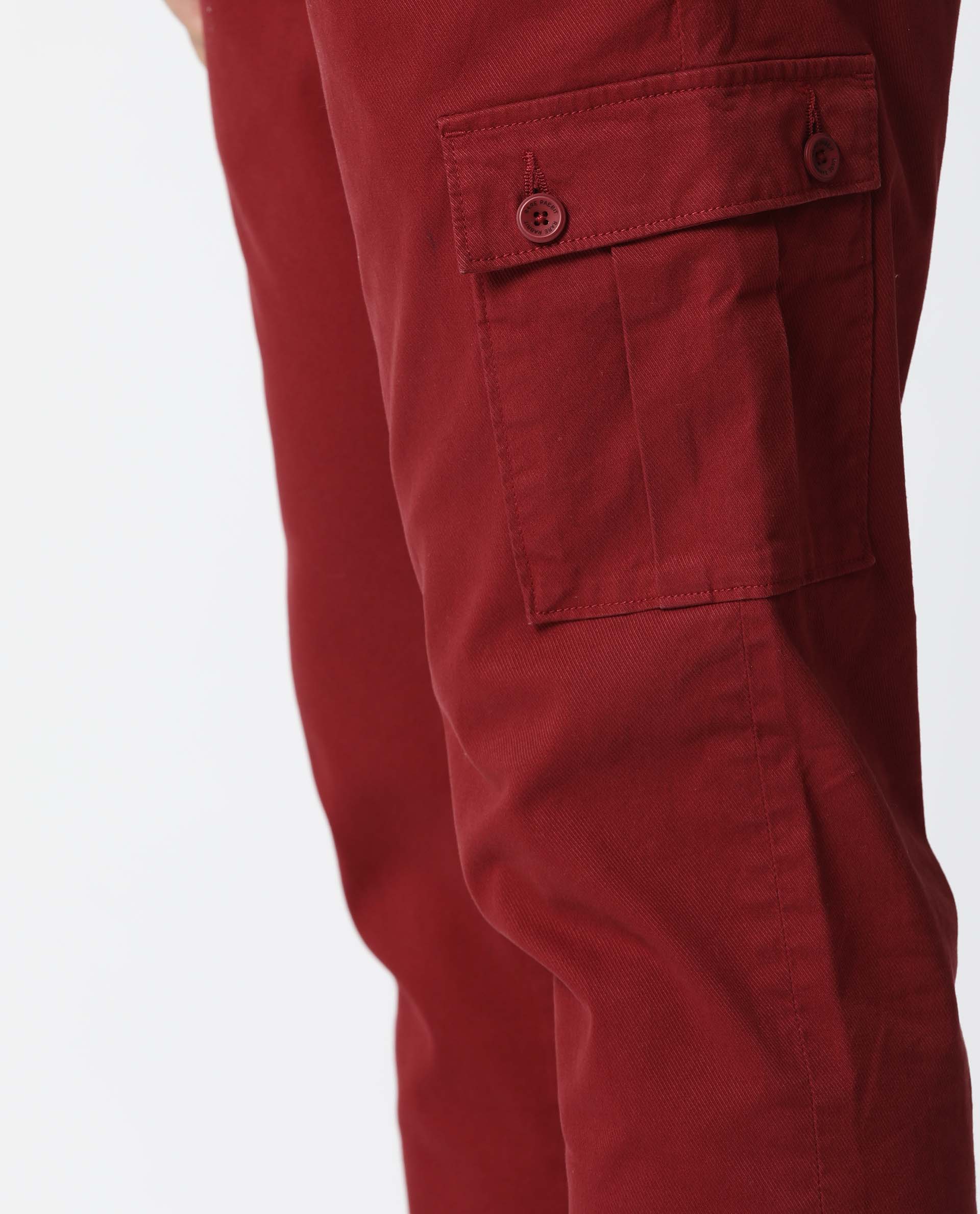 River Island Dark Red Skinny Fit Cargo Trousers for Men  Lyst Canada
