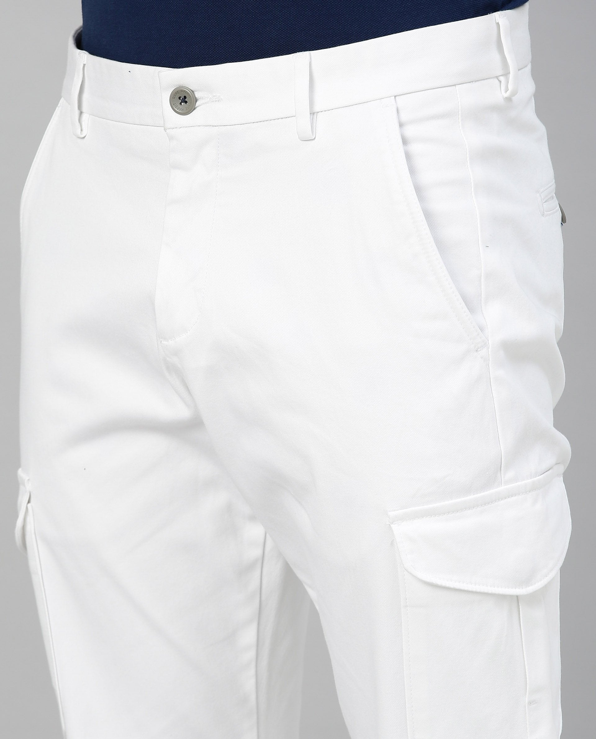 Relaxed Fit Cargo trousers - Cream - Men | H&M GB