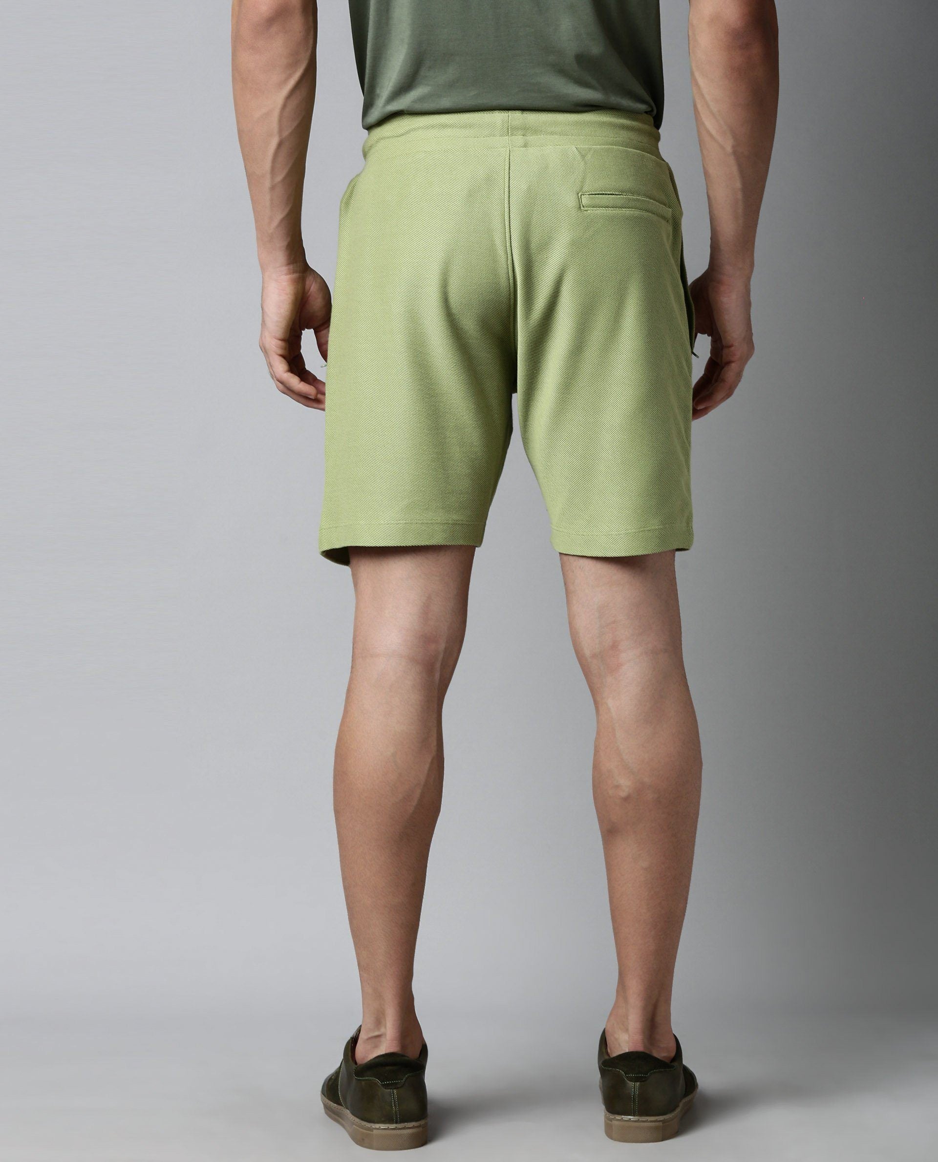 Redbat Men's Green Shorts 