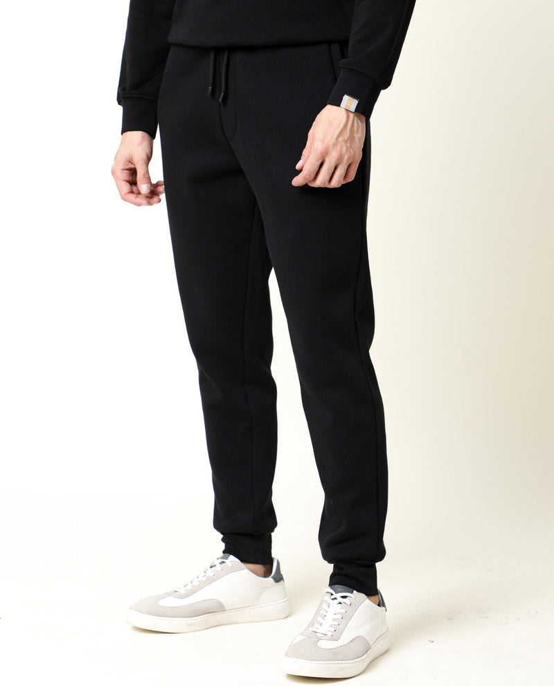 Buy TT Men Black Solid Cotton Blend Track Pants (XXL) Online at