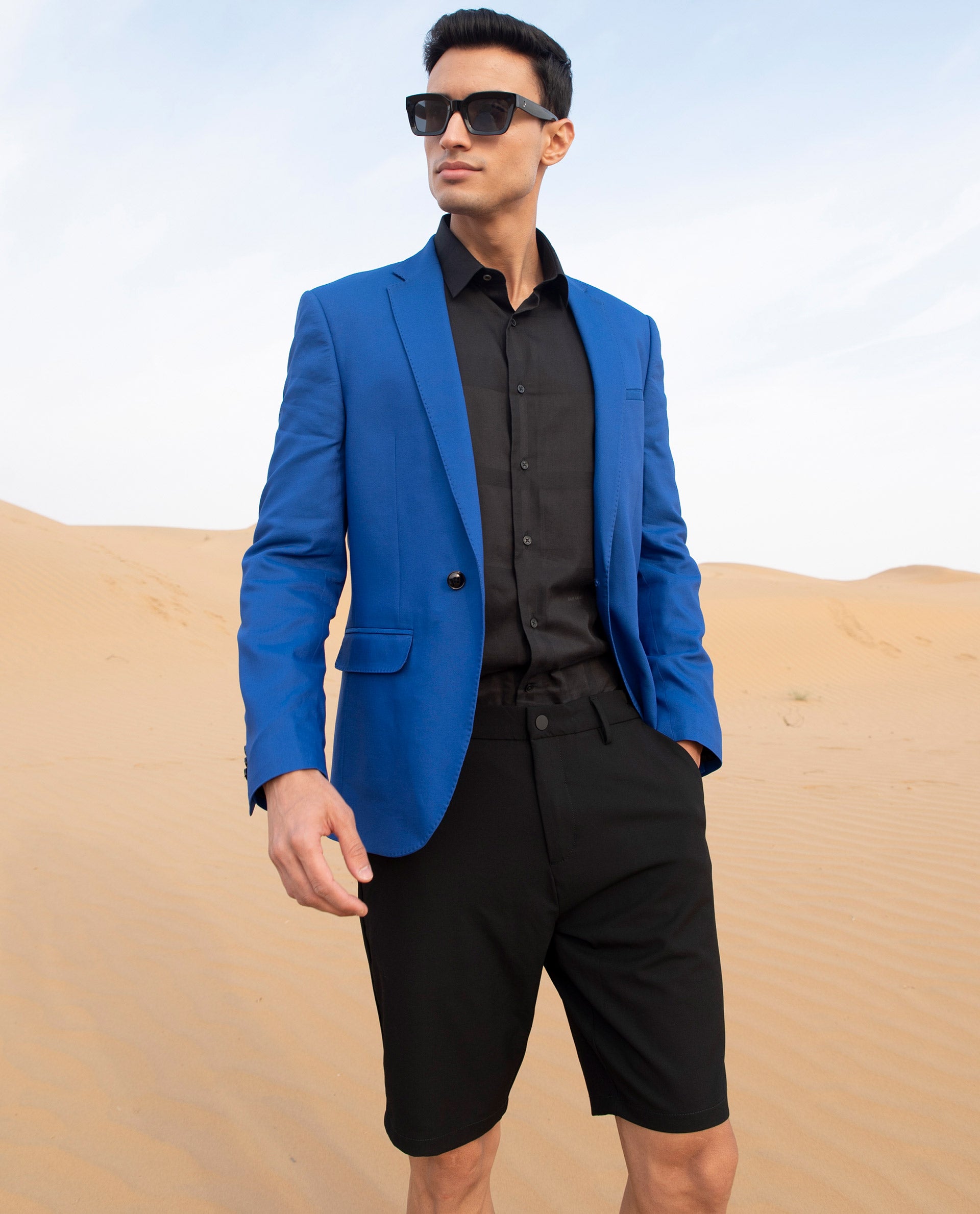 Rare Rabbit Mens Trip Black Mid Rise Regular Fit Solid Shorts