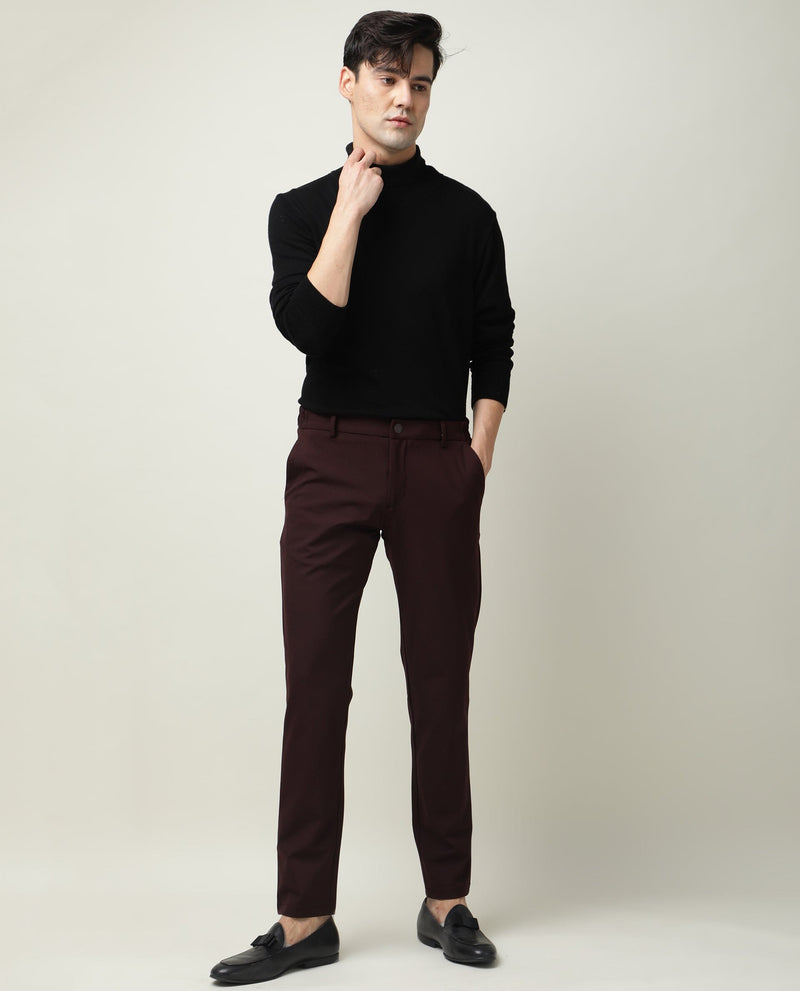 FOUR WAY STRETCH ELASTICATED TROUSERS