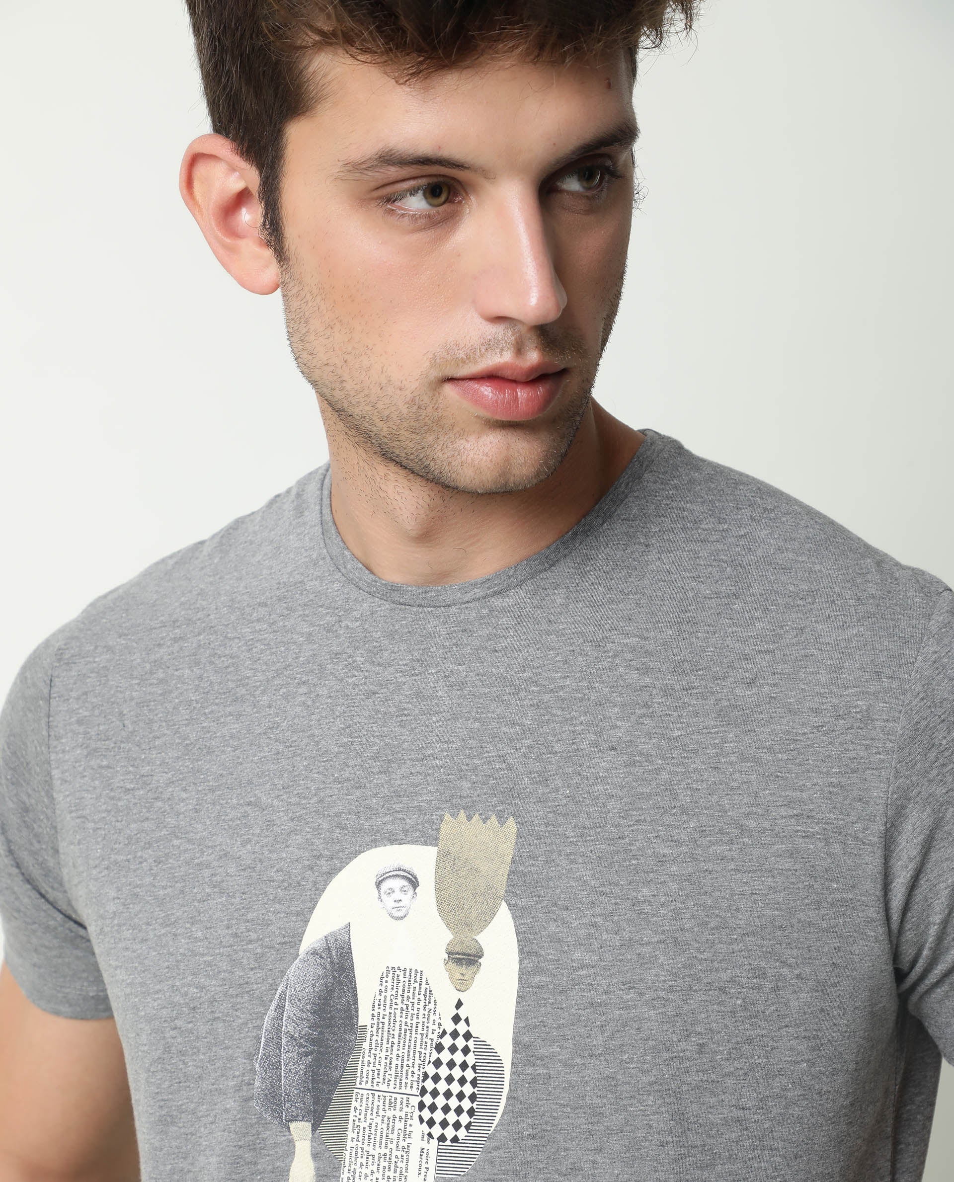 Men's T-Shirt - Grey - L