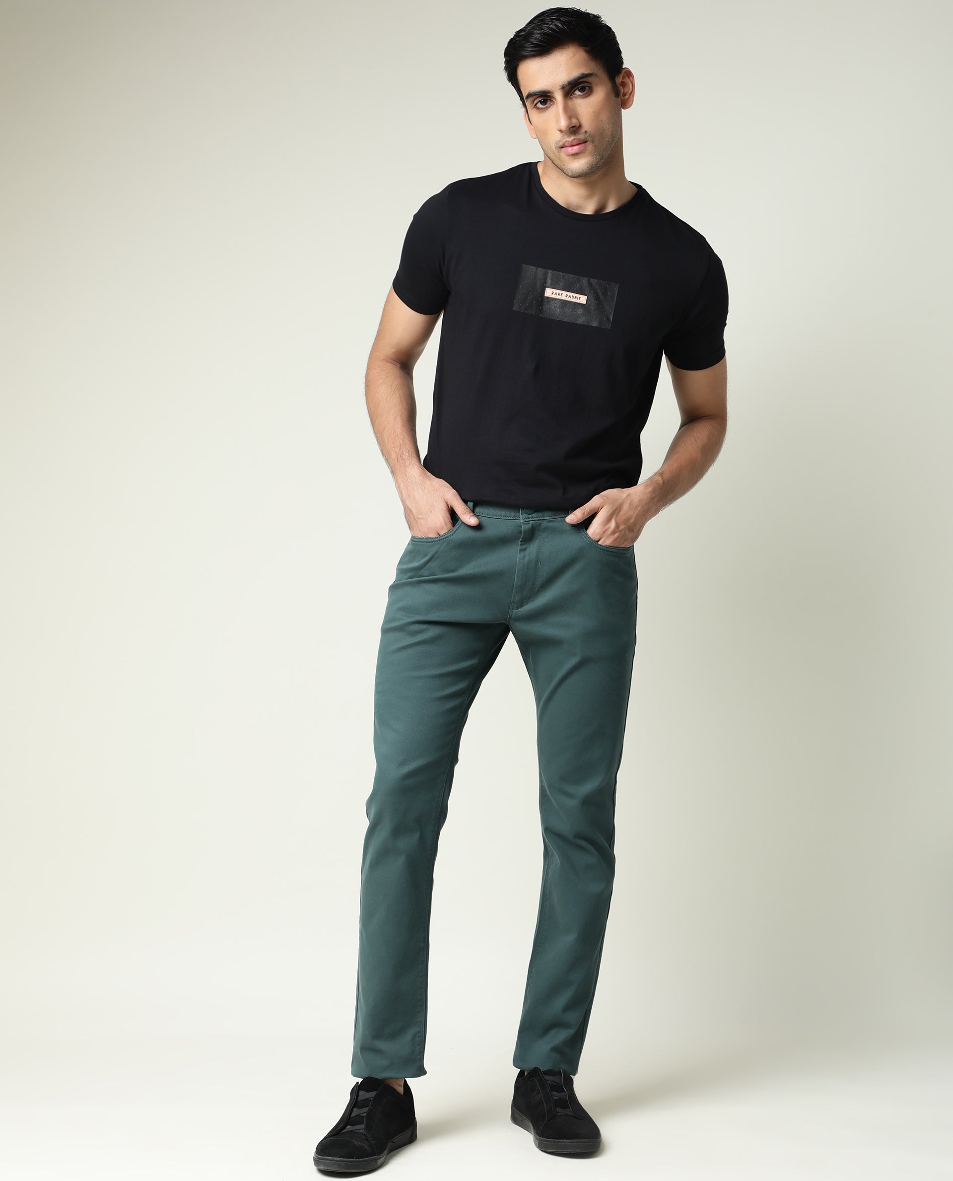 PROVOGUE Slim Fit Men Dark Green Trousers  Buy PROVOGUE Slim Fit Men Dark  Green Trousers Online at Best Prices in India  Flipkartcom