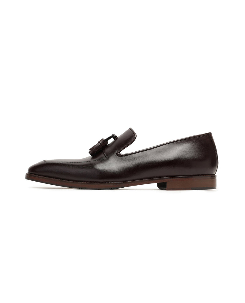 HAND PAINTED TASSEL LEATHER LOAFER
