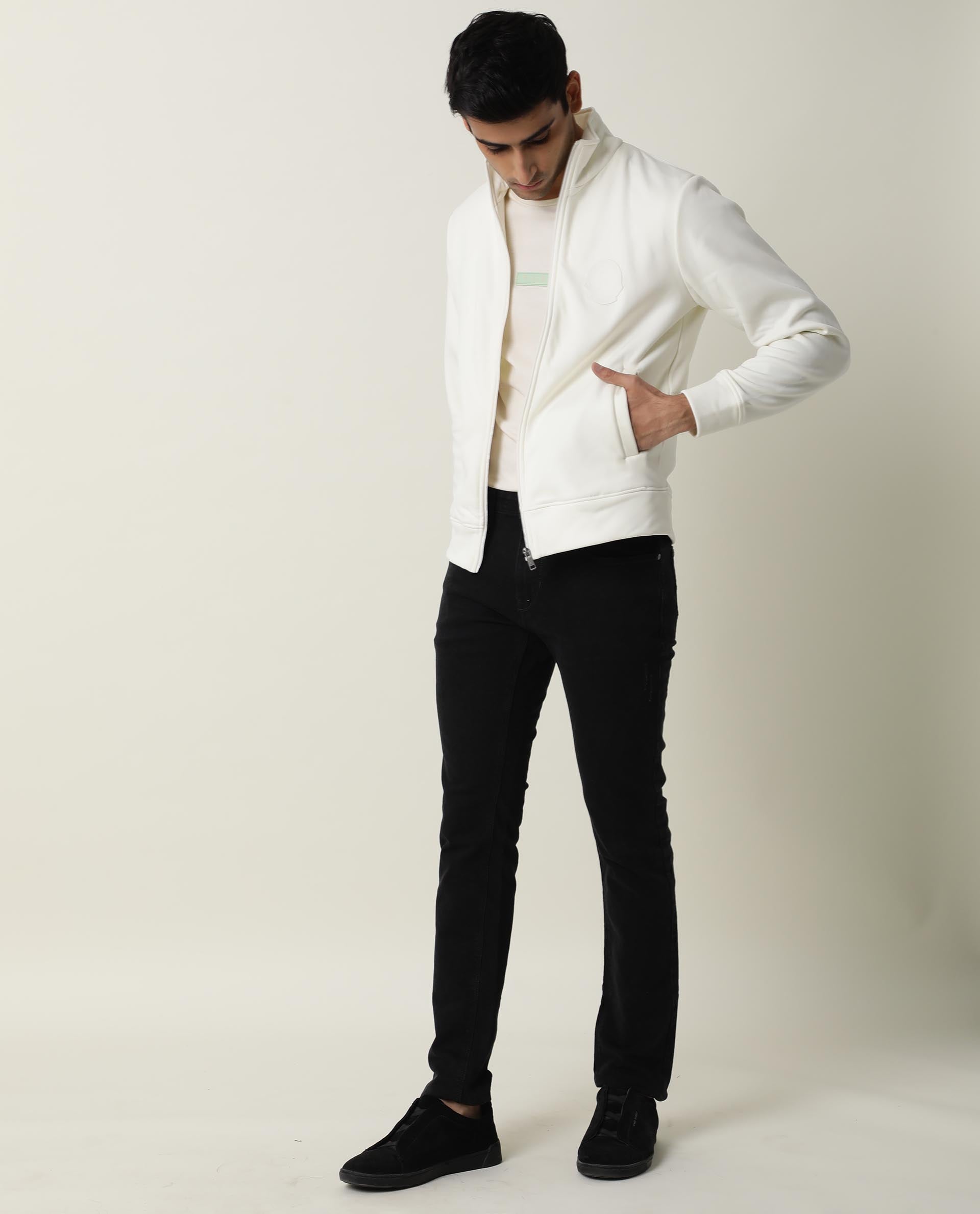 Off White Colour Self Design Nehru Jacket For Men – Prime Porter