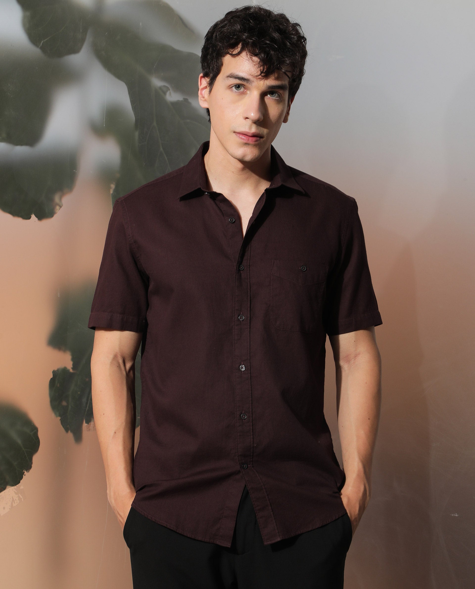 Rare Rabbit Men's Shorts With Button Up Shirt Rare Rabbit - Main Image