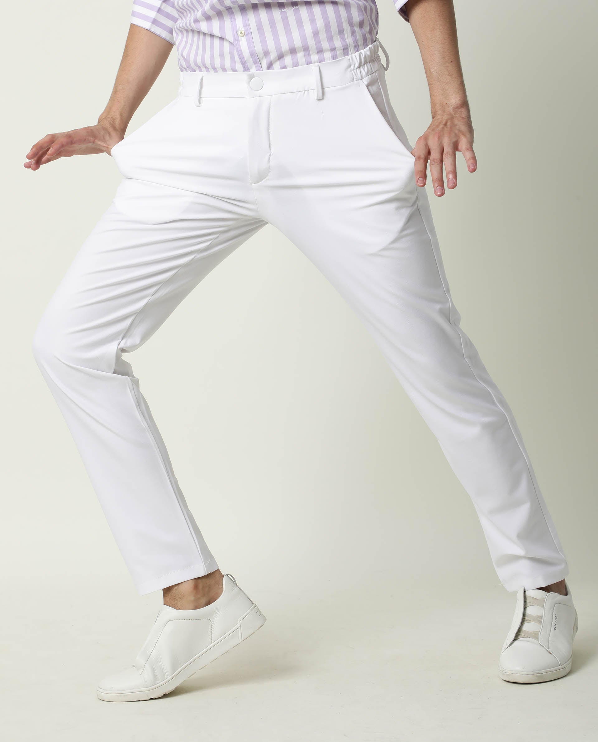 INC International Concepts Slim-fit Eyelet Pants, Created For Macy's in  White for Men | Lyst
