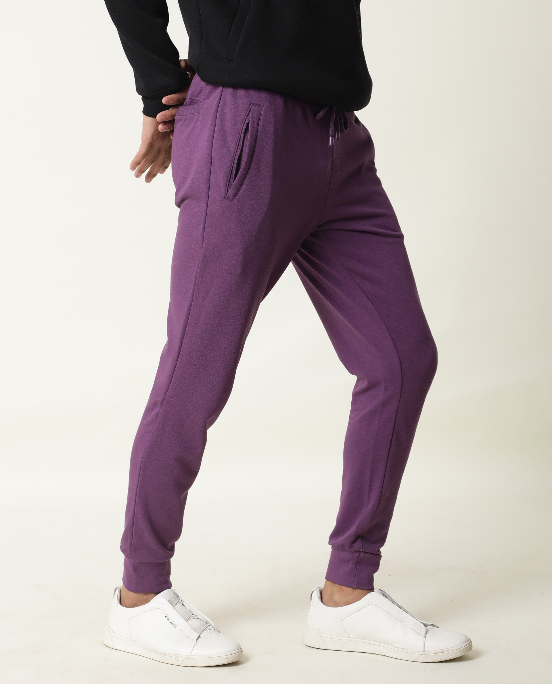 Buy Mens Purple Track Pants for Men Online at Bewakoof