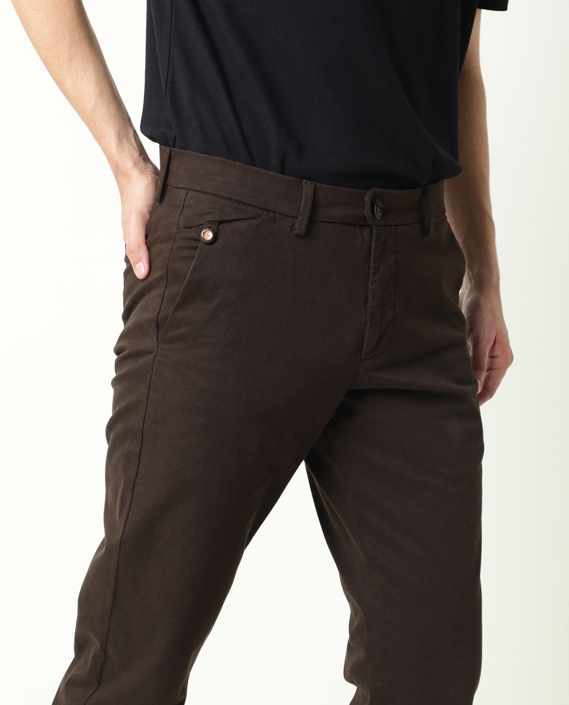 Buy Coffee  brown chinos for men stretchable trousers for men  slim fit  pants for men  chinos pants for mens  cotton chinos for men  casual pants  men 