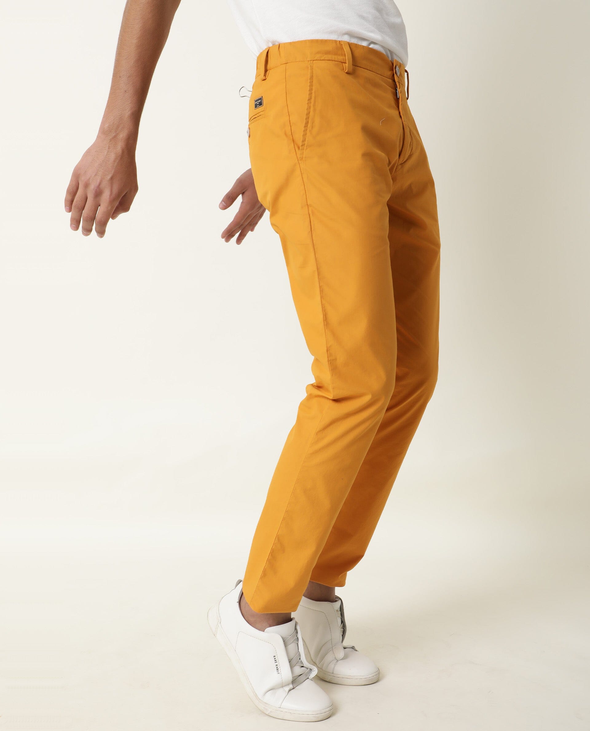 Mustard Trousers For Men  Buy Mustard Trousers For Men online in India