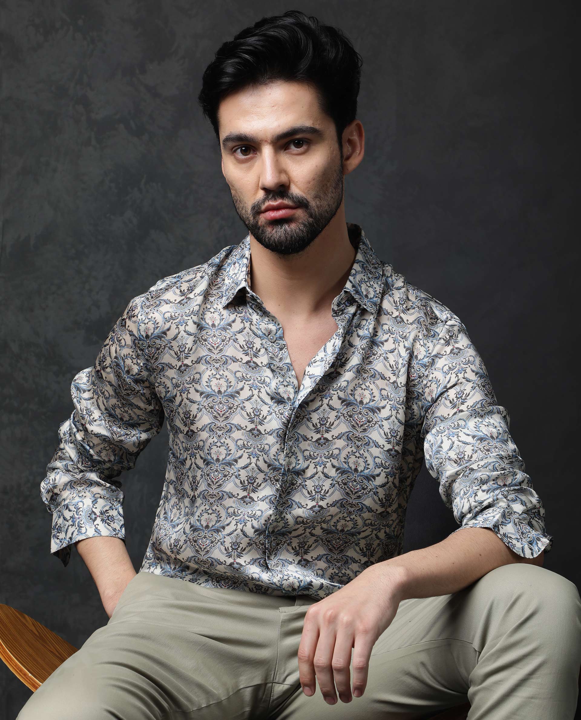 Buy online Mens Florals Casual Shirt from shirts for Men by Riag for ₹749  at 63% off | 2024 Limeroad.com