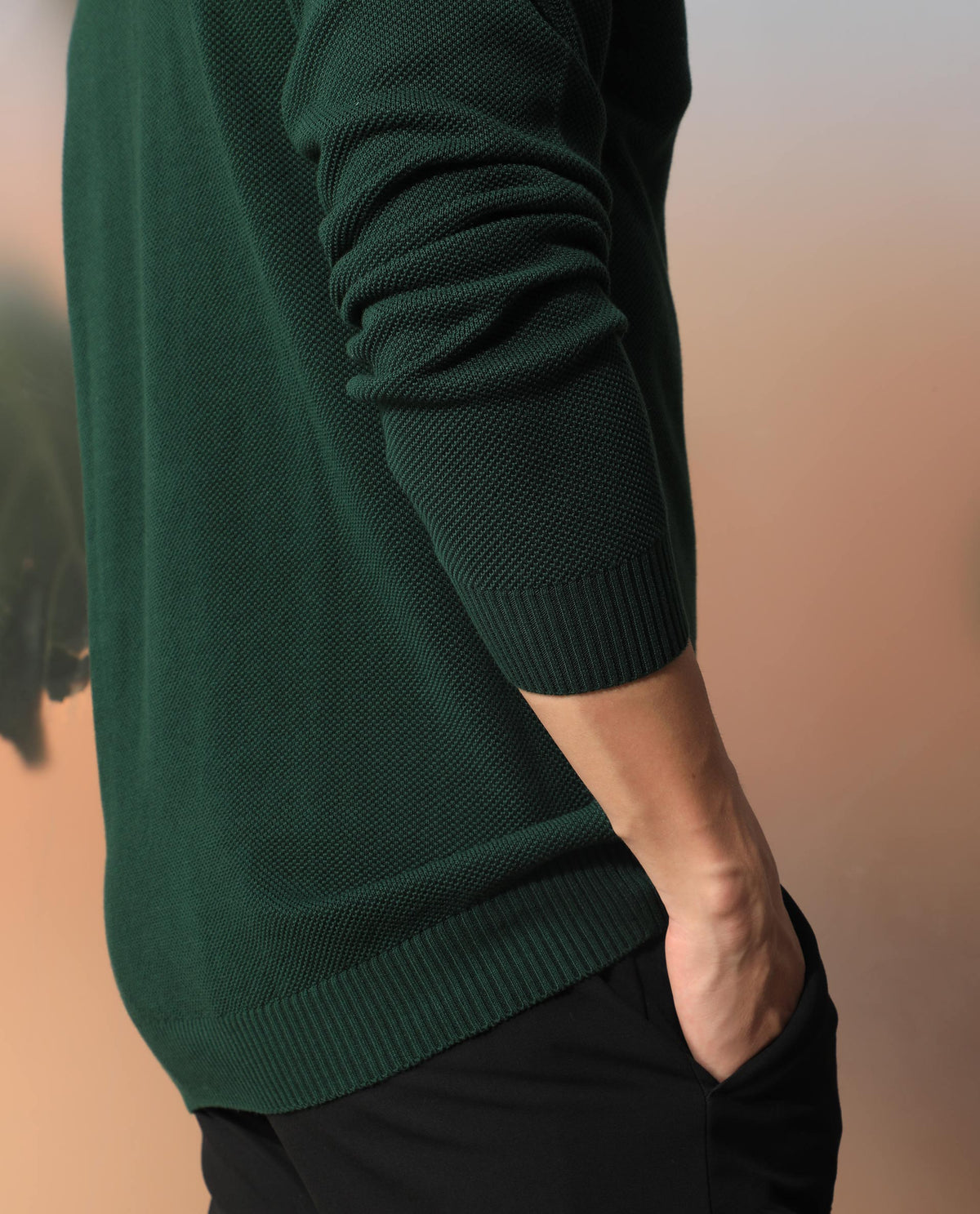 RARE RABBIT MEN'S ALIAS DARK GREEN SHIRT COTTON FABRIC COLLARED NECK FULL SLEEVES