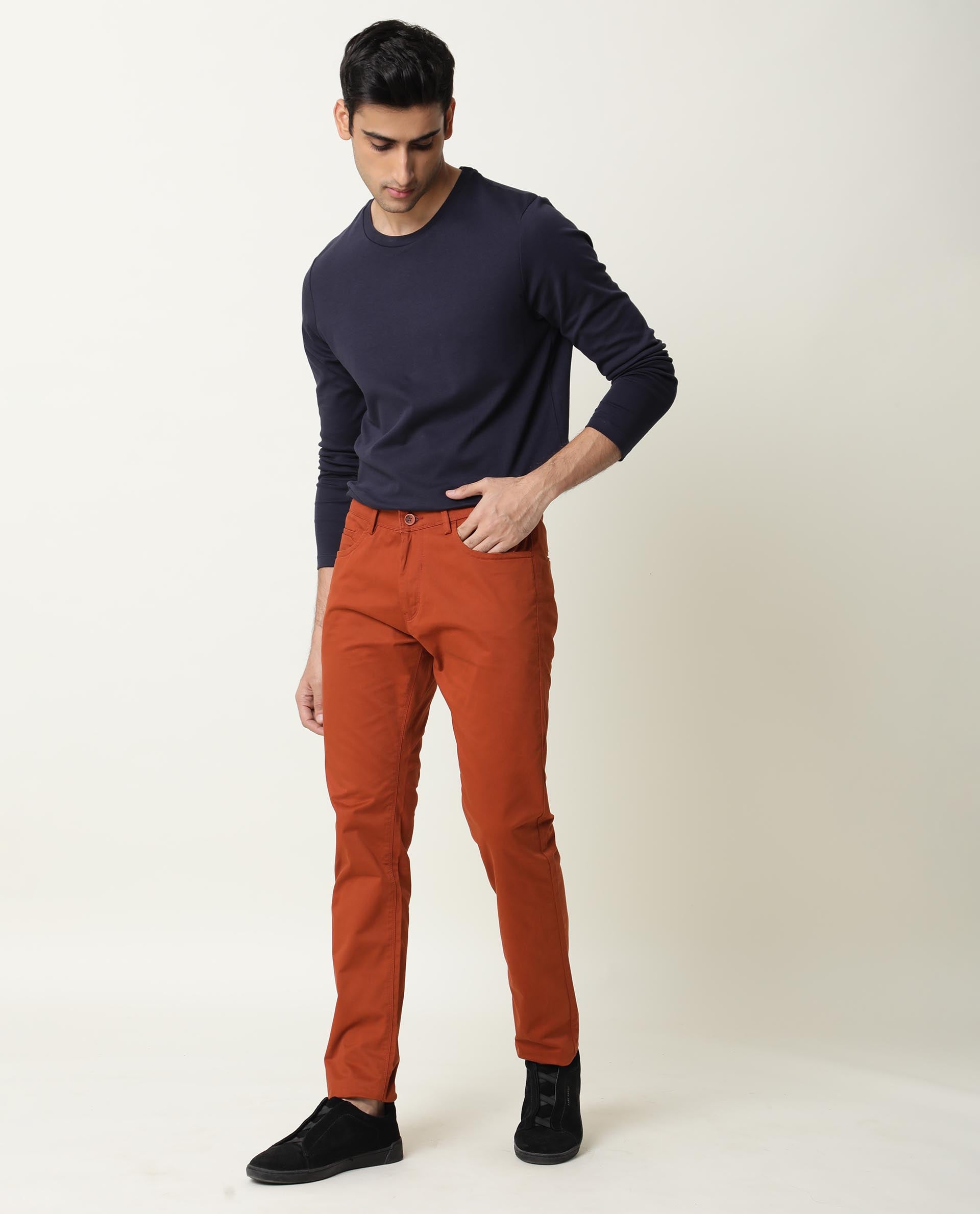 Corduroy Burnt Orange Suit – StudioSuits