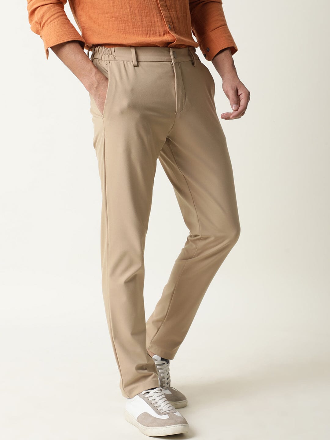 BKE Aiden Boot Stretch Pant - Men's Pants in Washed Khaki
