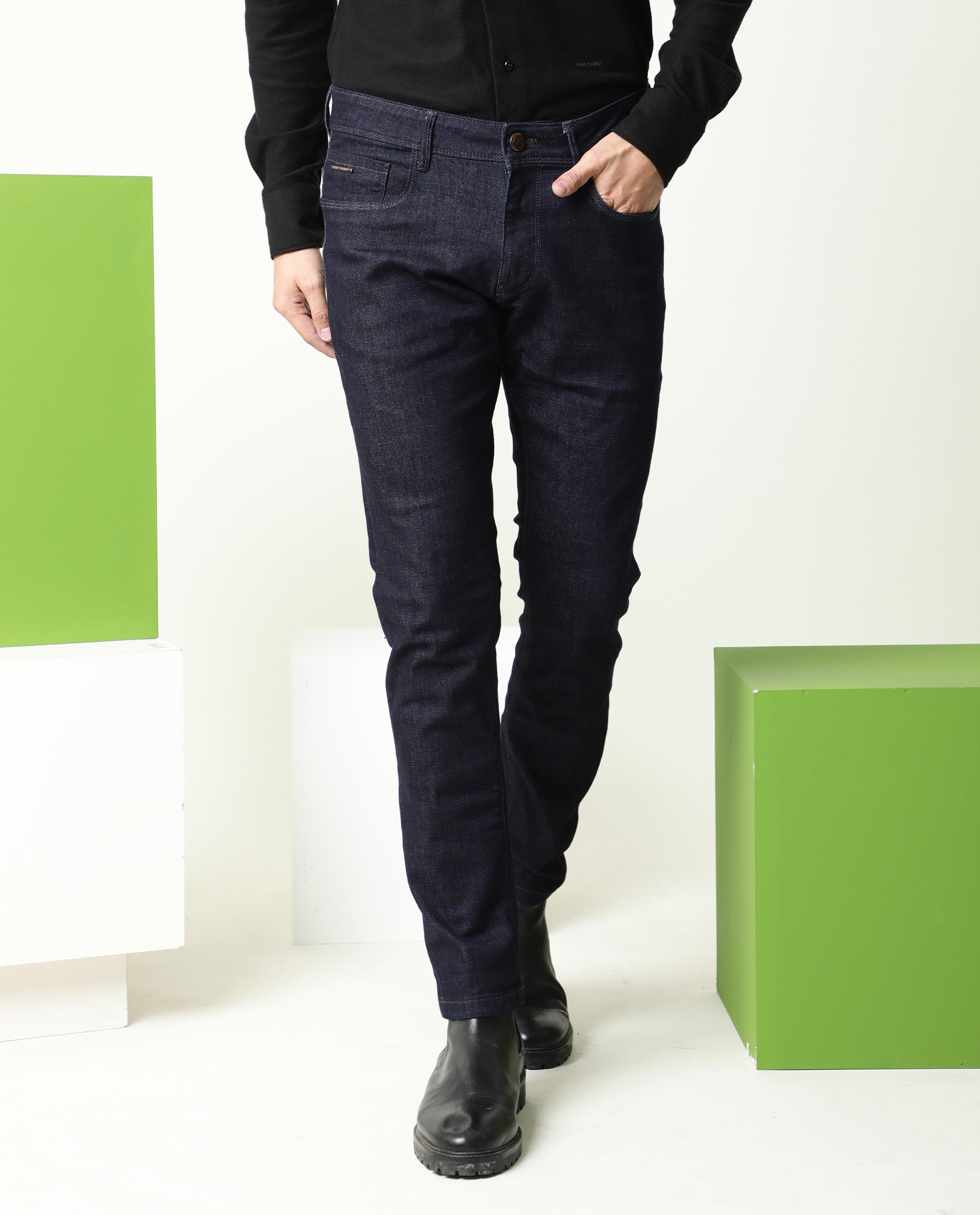Mens Jeans Skinny Stretch Slim Fit Flex Denim Trouser Pants - China Mens  Jeans and Mens Pants price