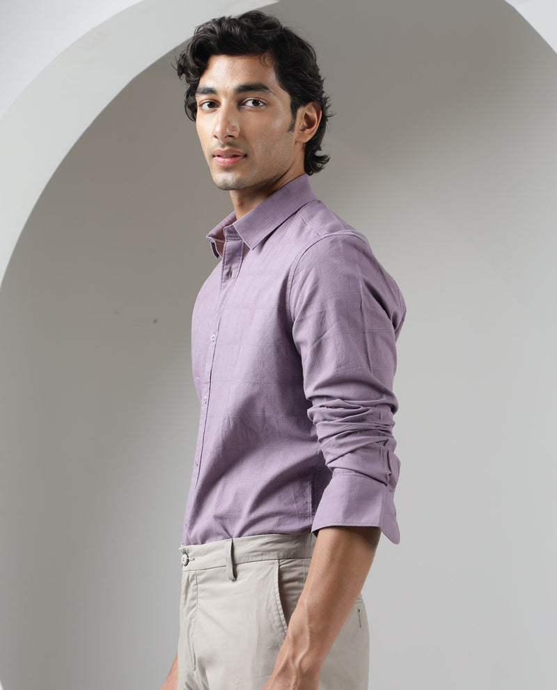 Ramraj Cotton Men Solid Formal Purple Shirt  Buy Ramraj Cotton Men Solid  Formal Purple Shirt Online at Best Prices in India  Flipkartcom