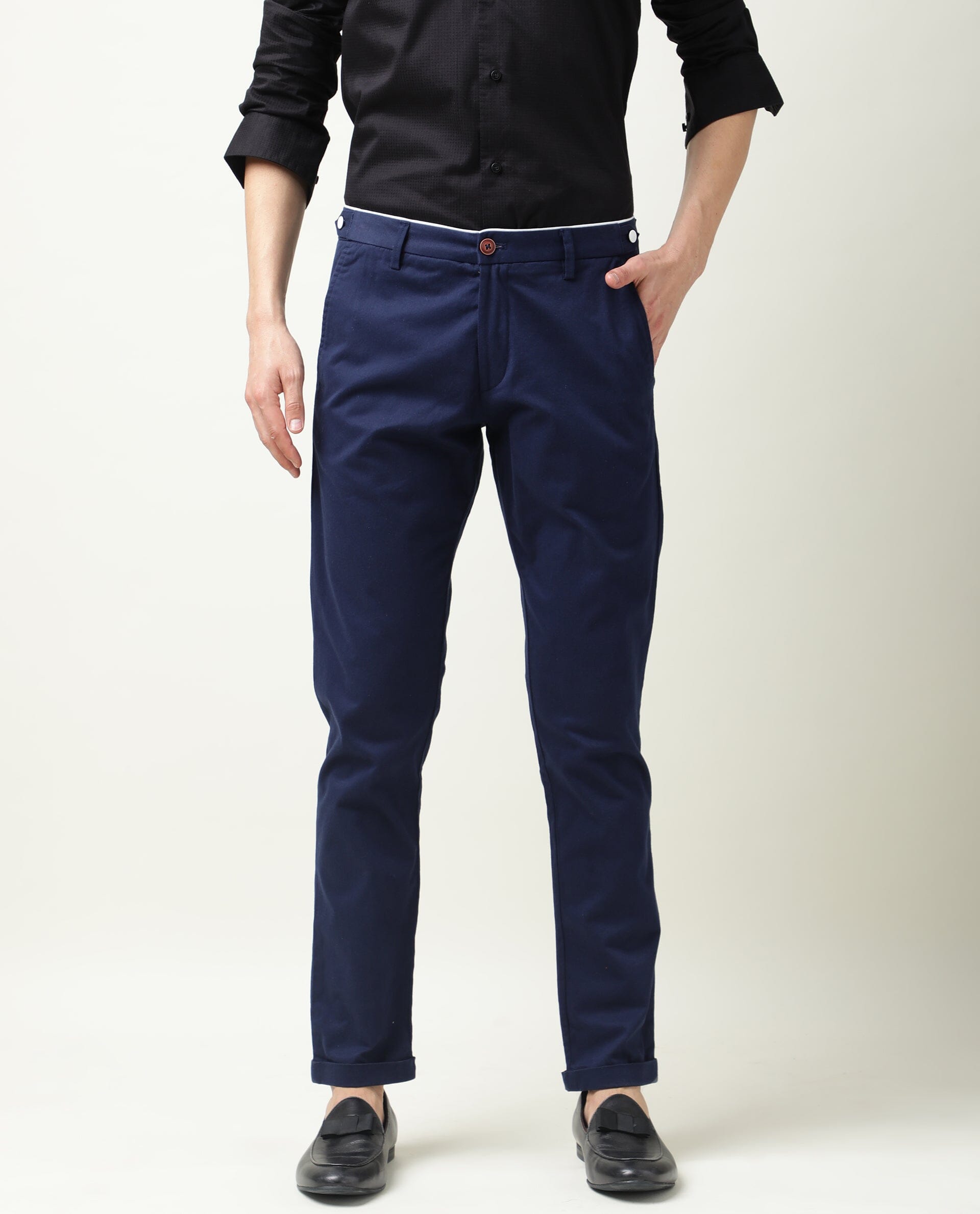 CLUB CHINOS Skinny Fit Men Dark Blue Trousers  Buy CLUB CHINOS Skinny Fit  Men Dark Blue Trousers Online at Best Prices in India  Flipkartcom