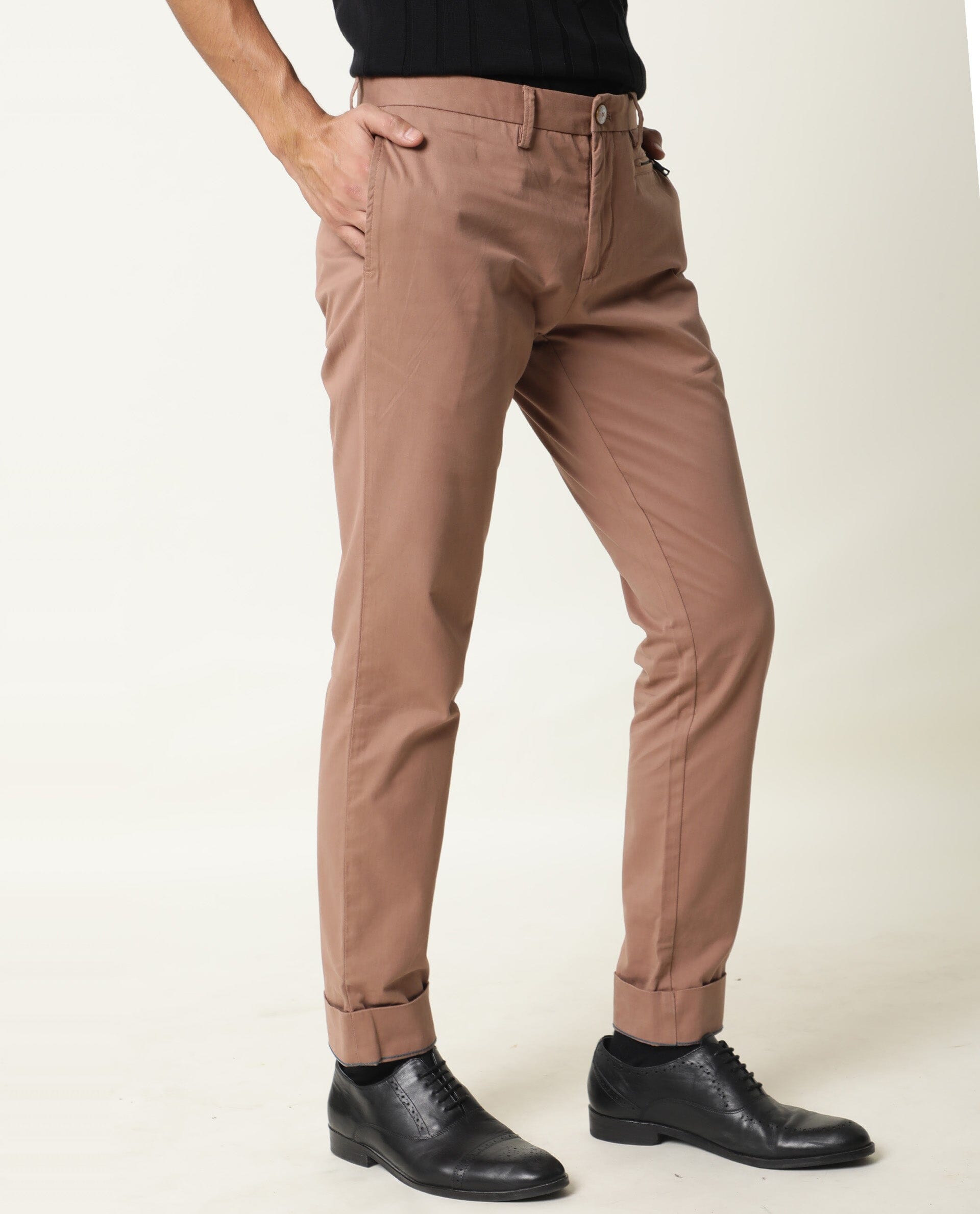 Dark Khaki Cotton Gabardine Drill Suit Trousers | Men's Country Clothing |  Cordings