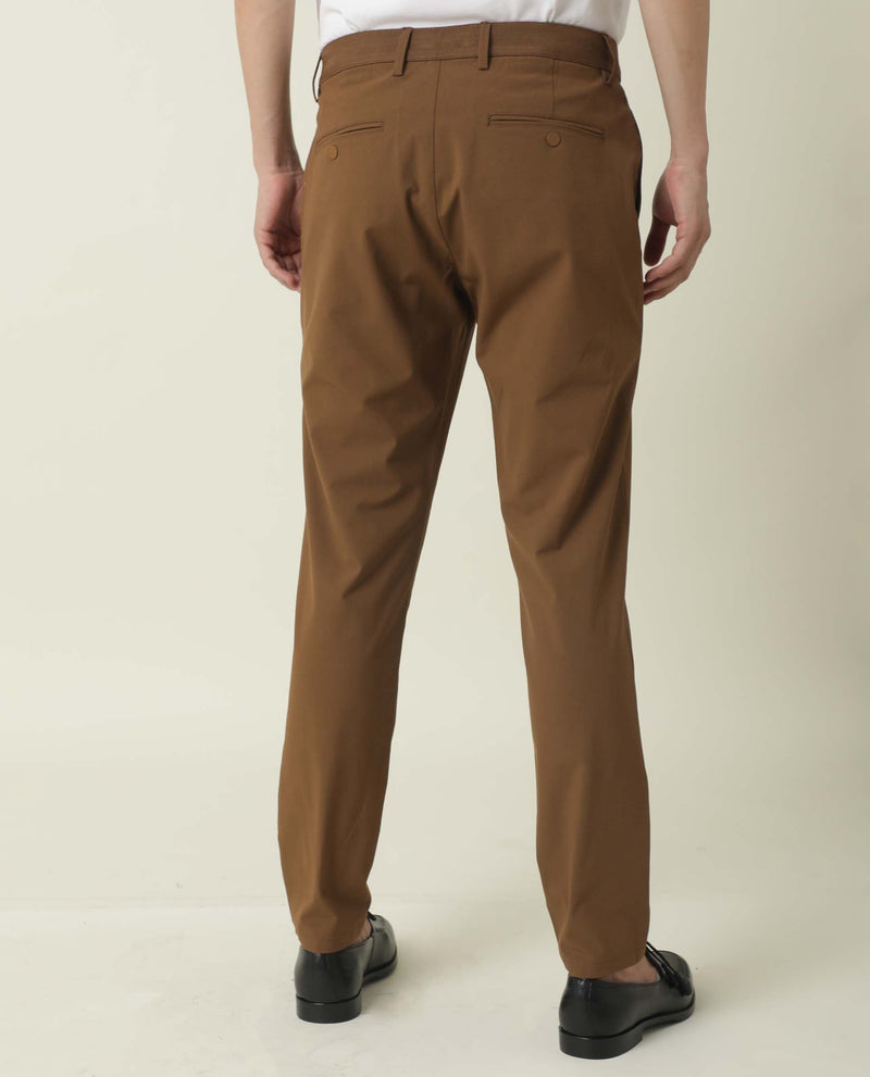 Buy online Dark Brown Organic Linen Solid Flat Front Casual Trouser from  Bottom Wear for Men by Chlorophile for 1589 at 24 off  2023 Limeroadcom