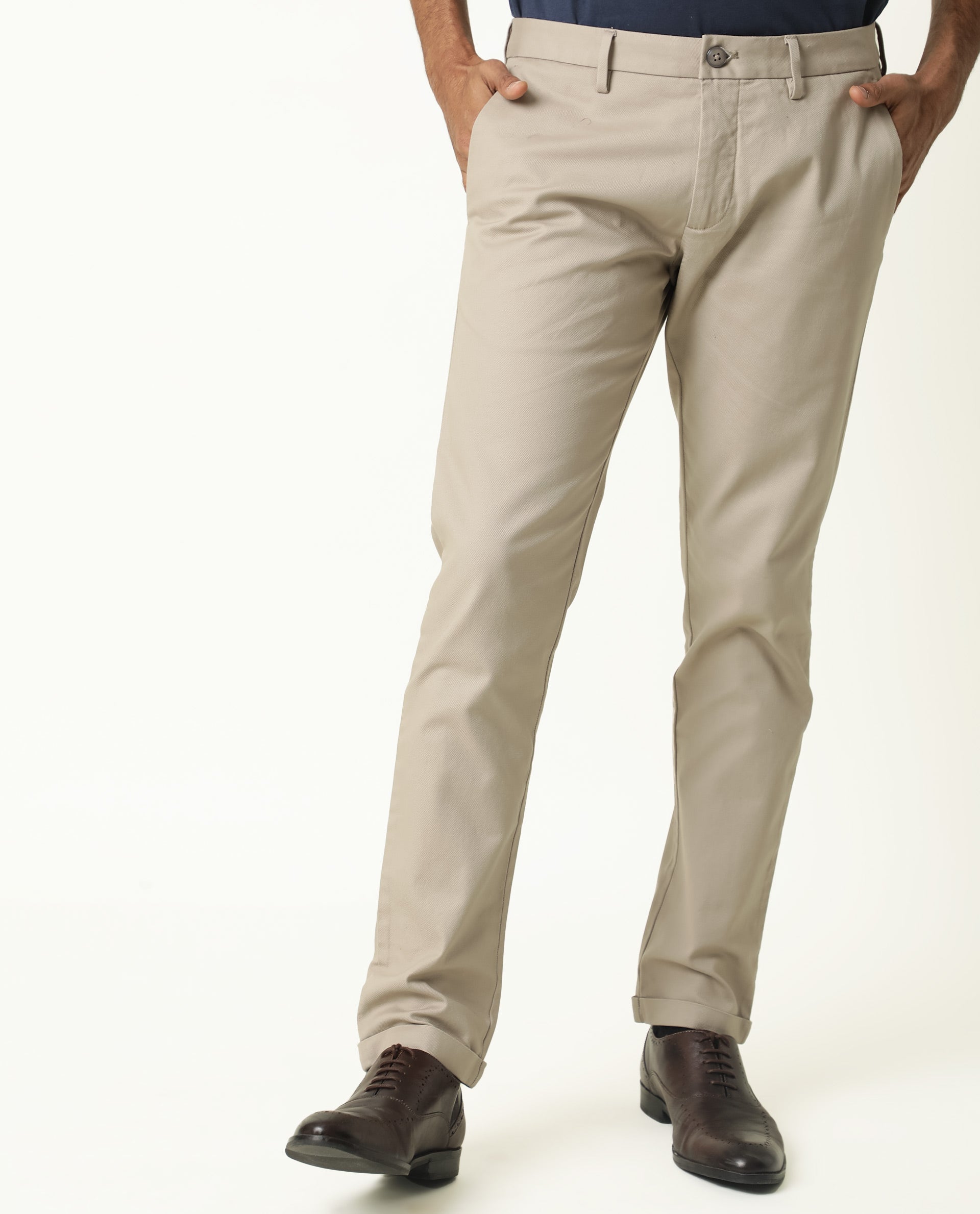 Duke Stardust Men Slim Fit Cotton Trousers (SDT4514)