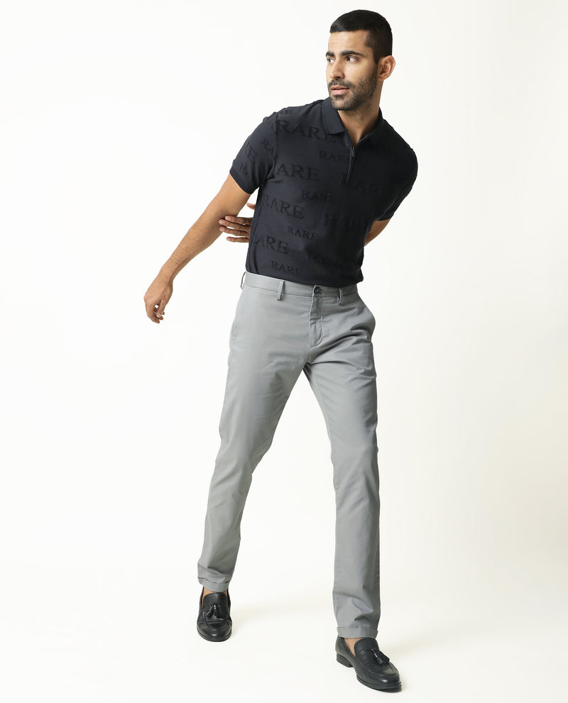 Sky Blue Regular Fit Formal Trouser Pant For Men For Daily Use Office
