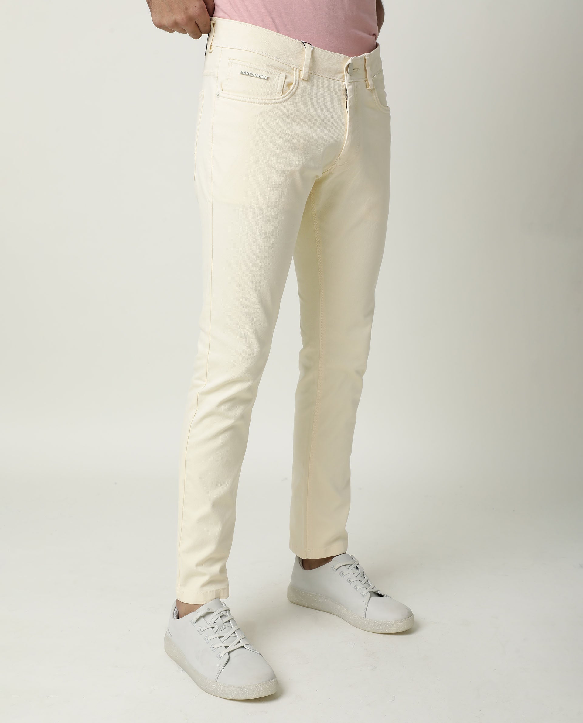 Men's Skinny Smart Plain Trouser | Boohoo UK