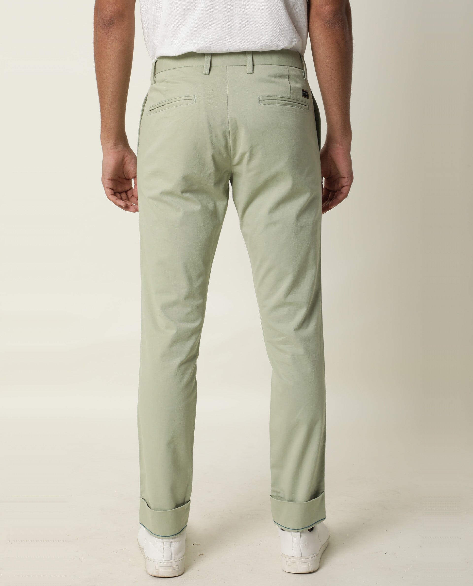 Buy online Brown Cotton Chinos Casual Trousers from Bottom Wear for Men by  Ad By Arvind for ₹1259 at 45% off | 2024 Limeroad.com