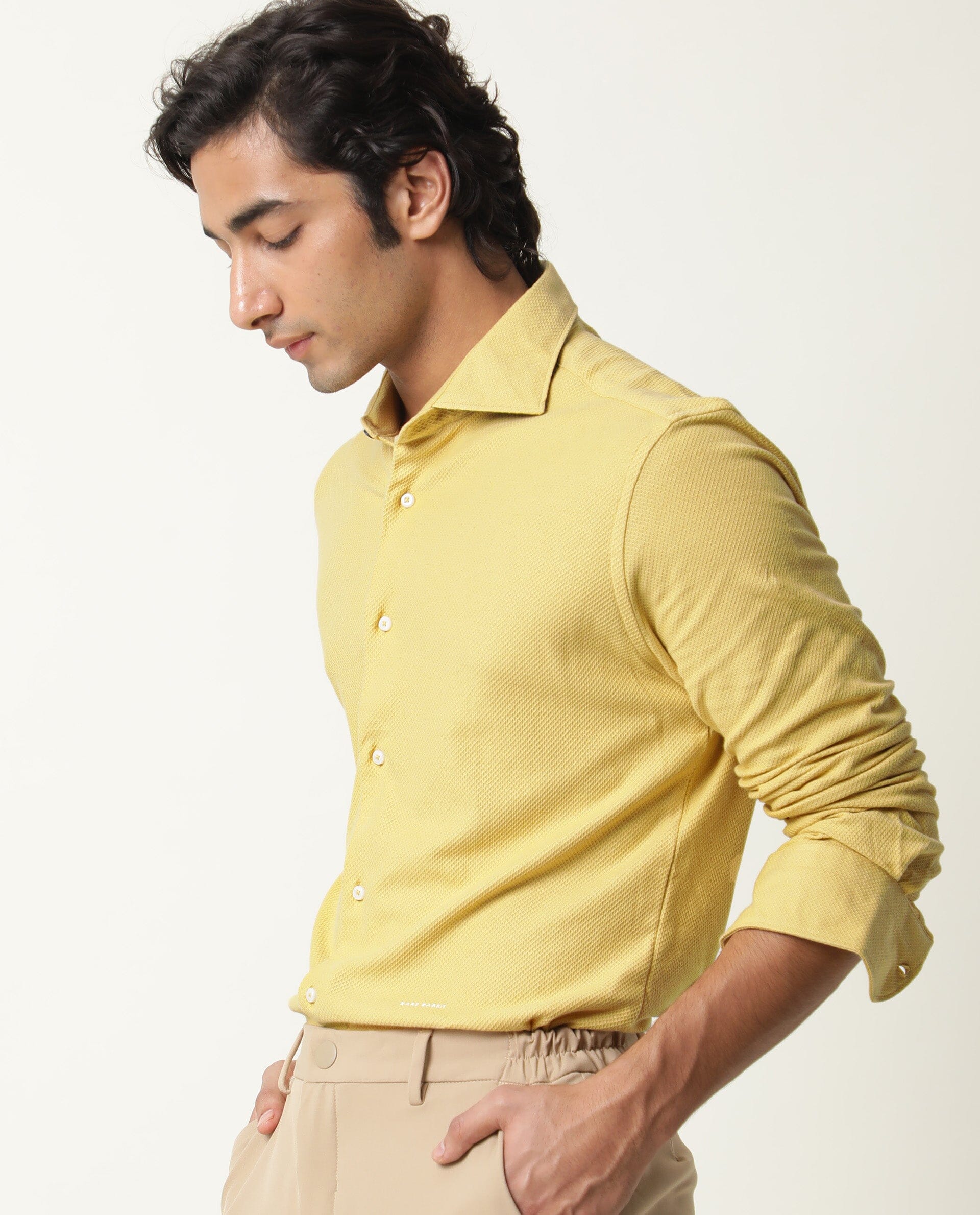 Buy Yellow Shirts for Men by PARK AVENUE Online | Ajio.com