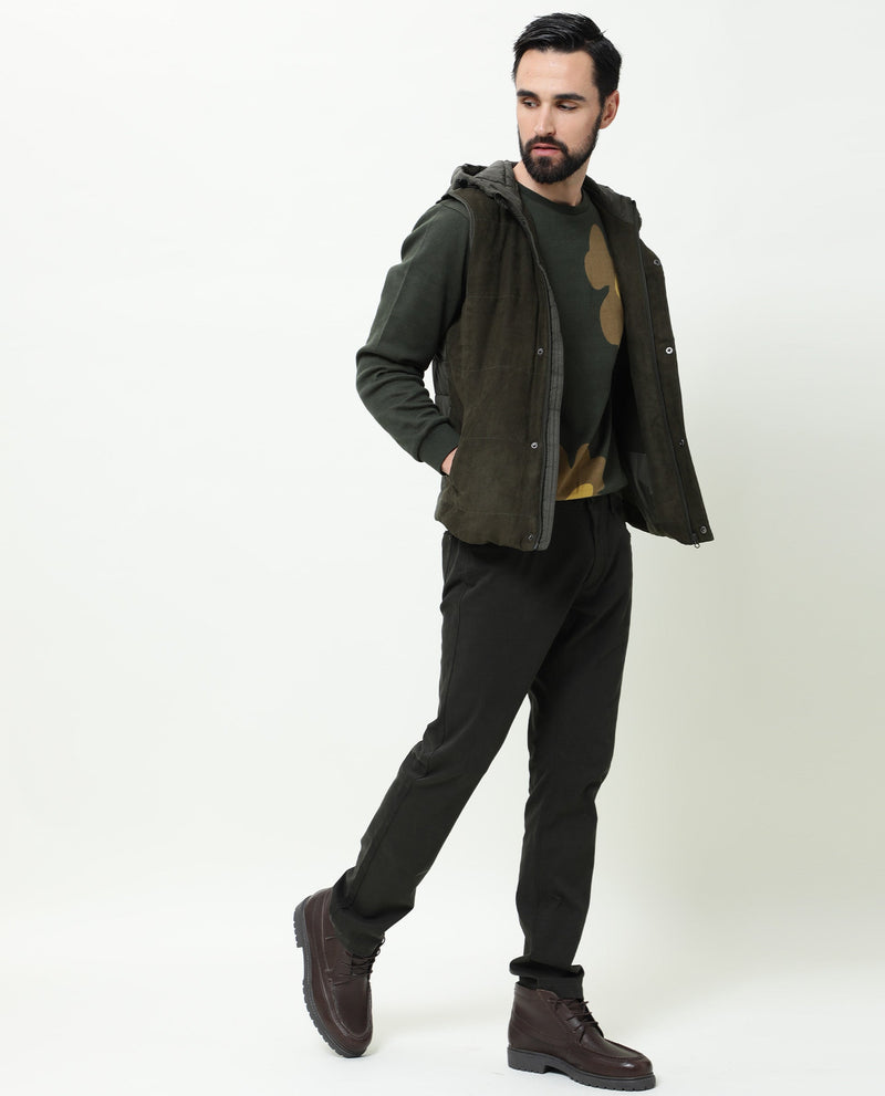 RALD-MEN'S-SLIM FIT-JACKET-OLIVE Clothing THE HOUSE OF RARE 