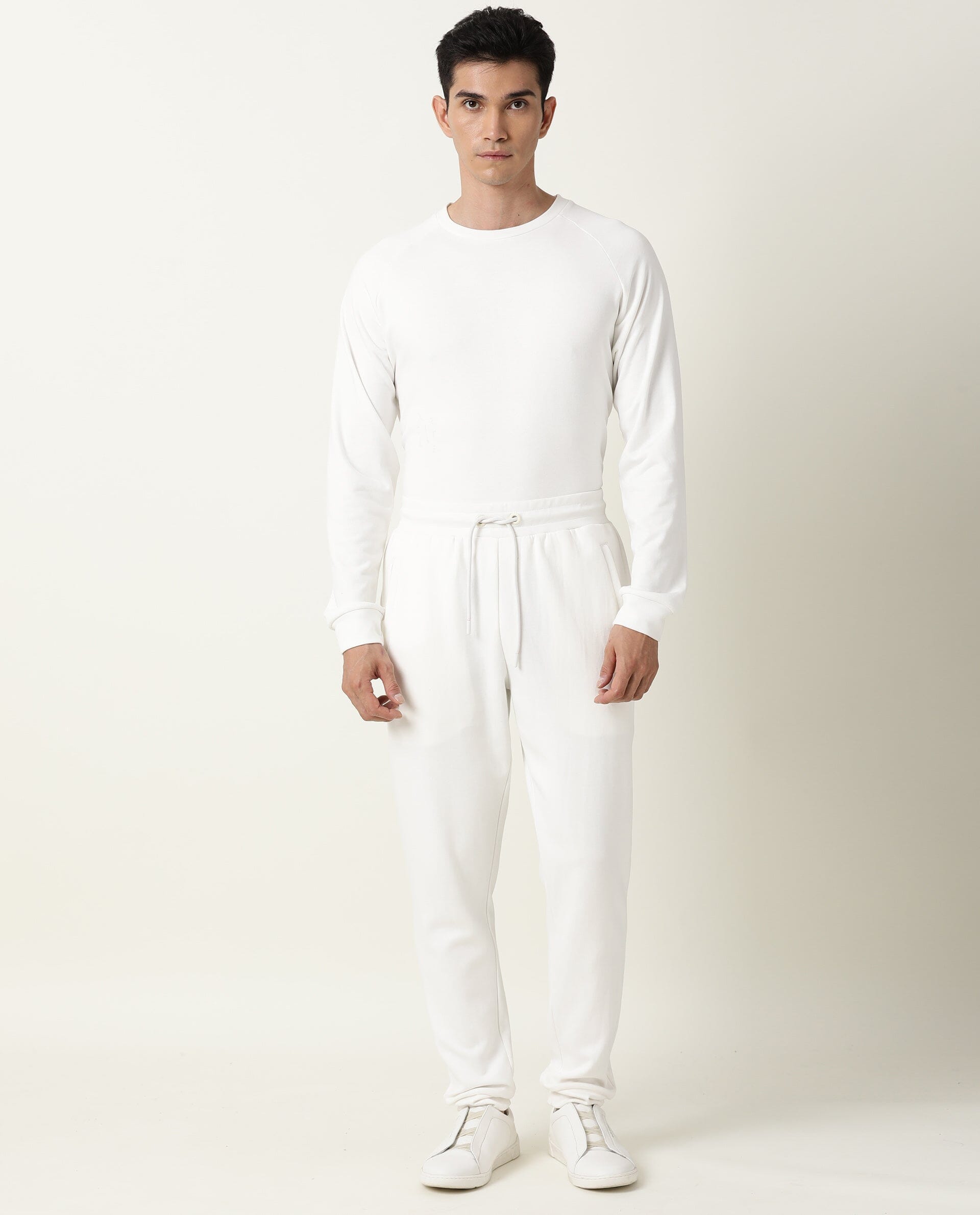 Tech Cotton Sweatpants White - Calibre Menswear