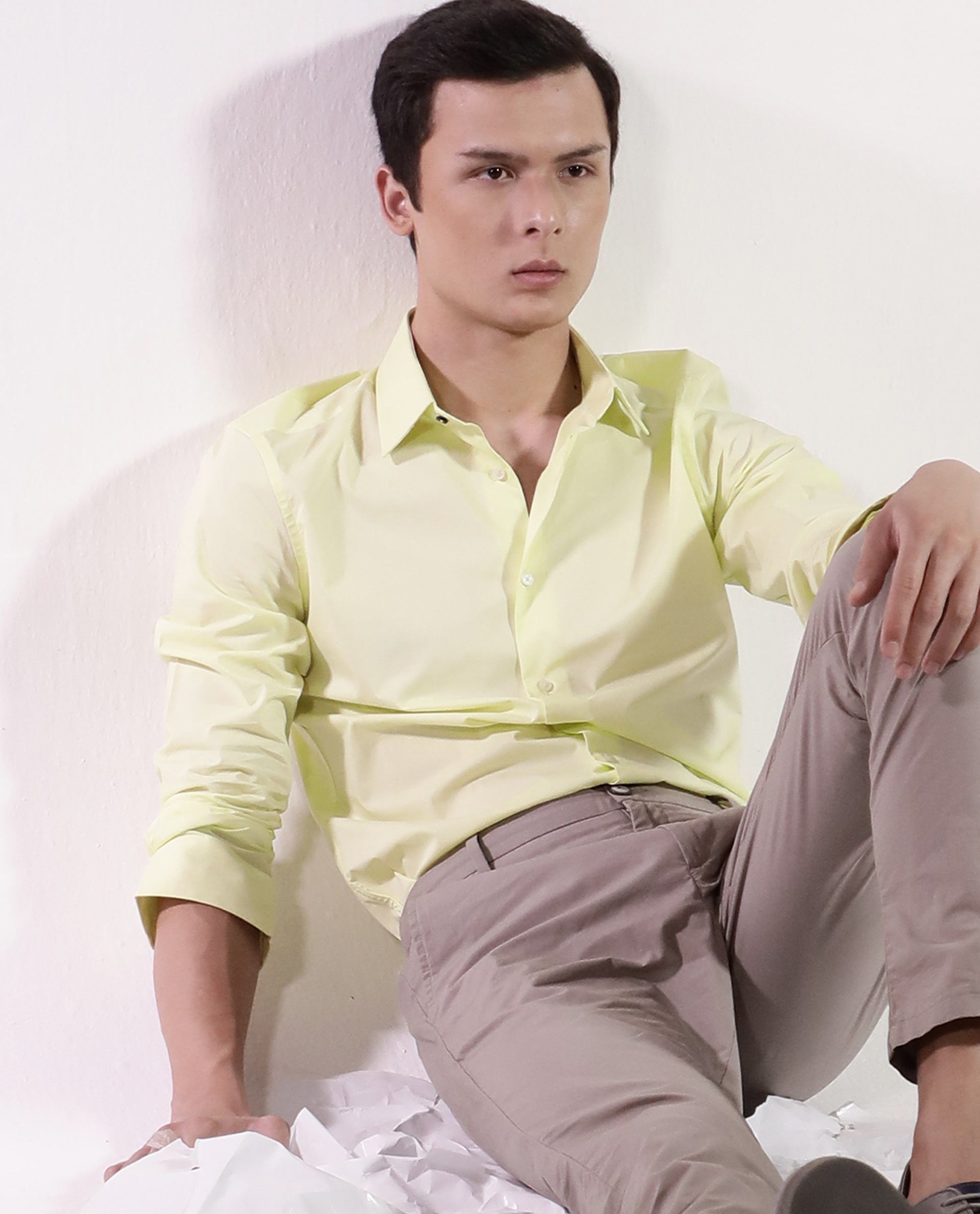 Buy Louis Philippe Yellow Shirt Online  730427  Louis Philippe